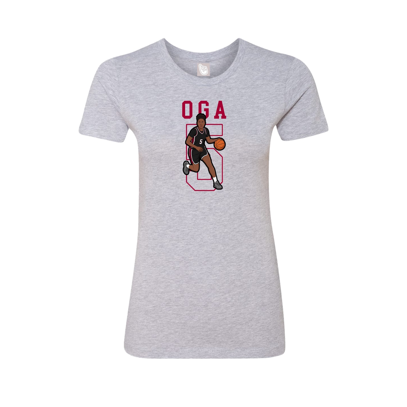Fitted Women's Tee — Shirsey in Grey