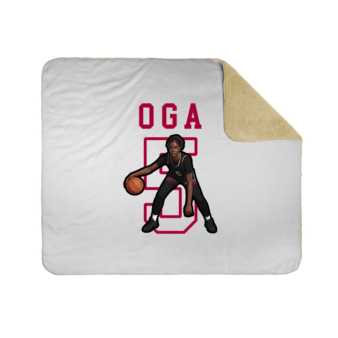 Throw Blanket — Shirsey in White