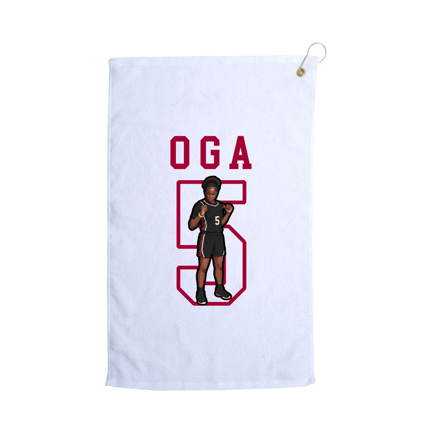 Golf Towel — Shirsey in White