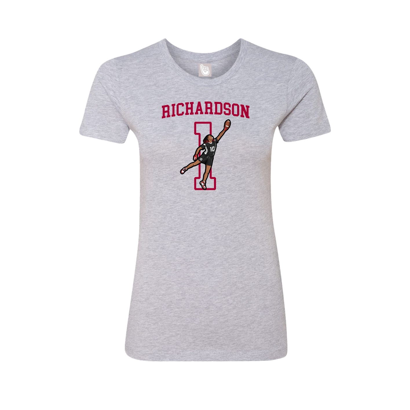 Fitted Women's Tee — Shirsey in Grey