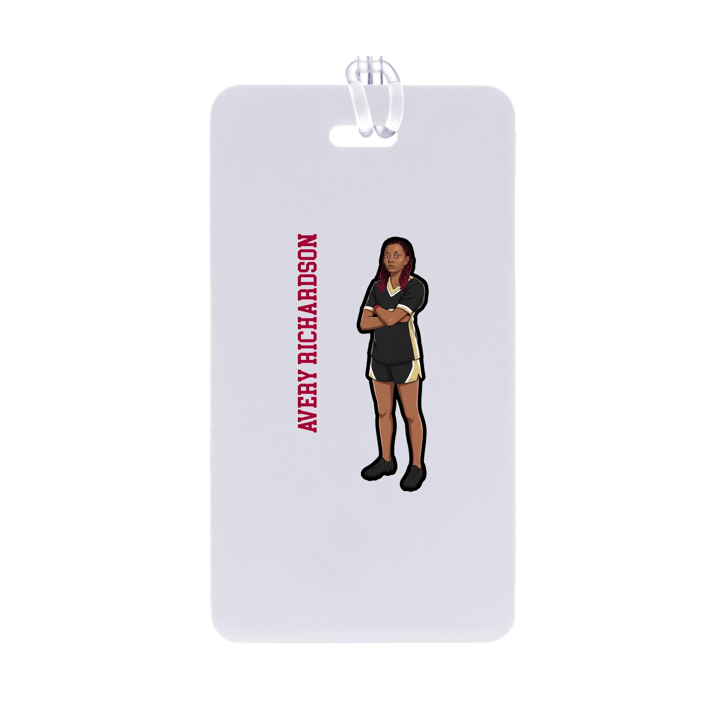 Bag Tag — Name Vertical in Classic
