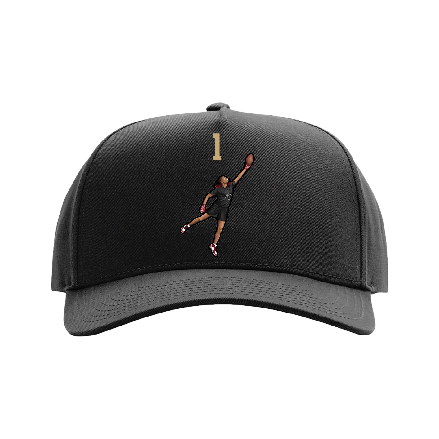 Full Fabric Five-Panel Champ Cap
