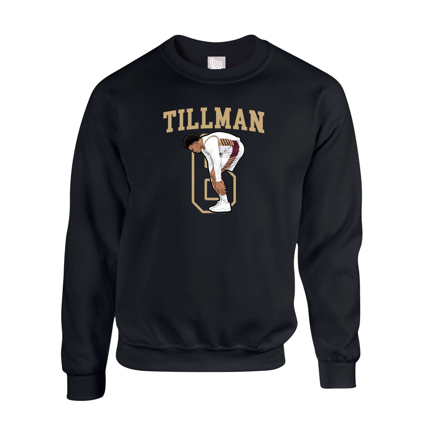 Fleece Crew — Shirsey in Black