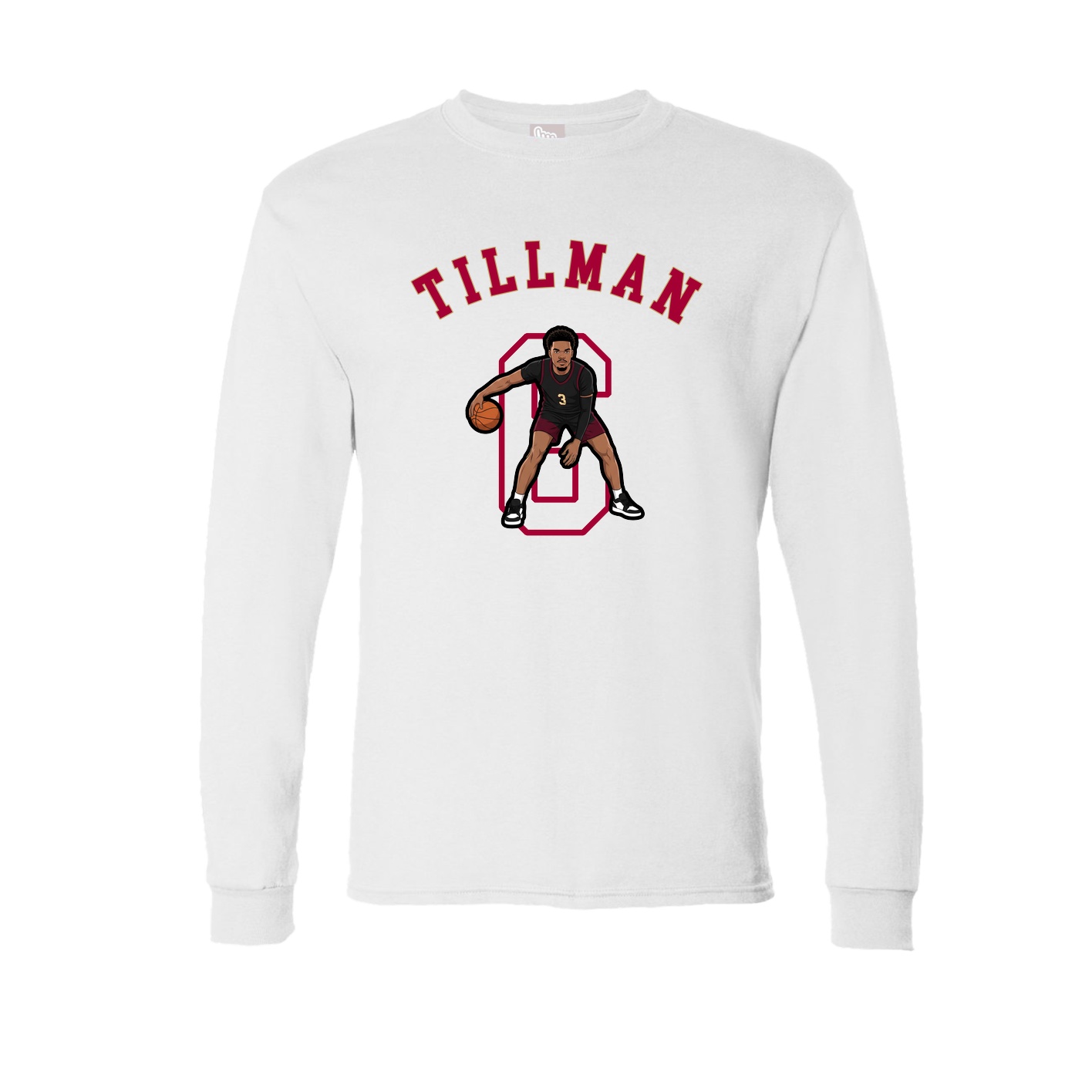 Long Sleeve Tee — Shirsey Arch in White