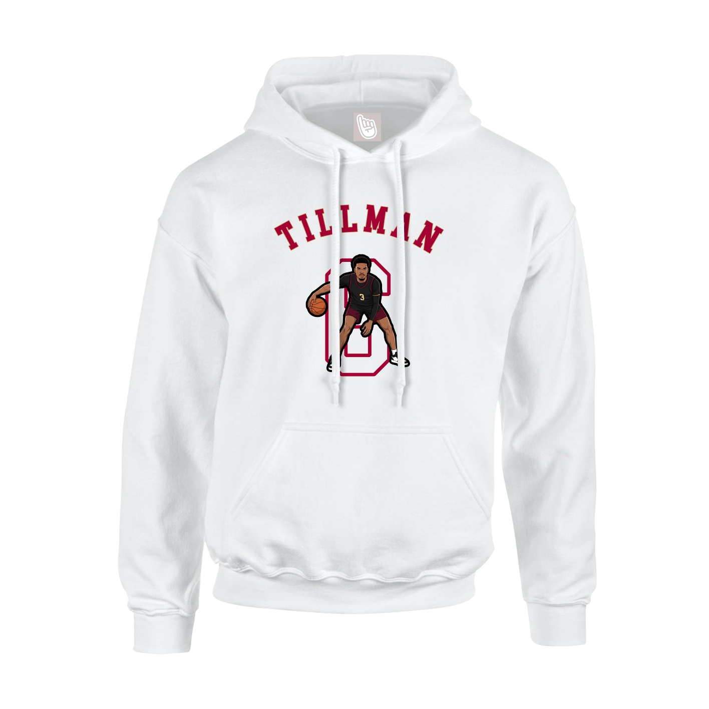 Hoodie — Shirsey Arch in White