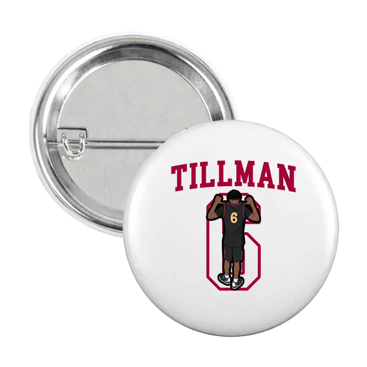 Game Day Button — Shirsey in White