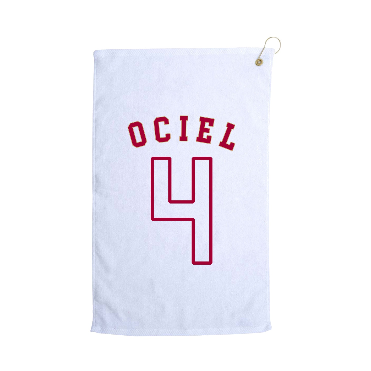 Golf Towel — Shirsey Arch in White