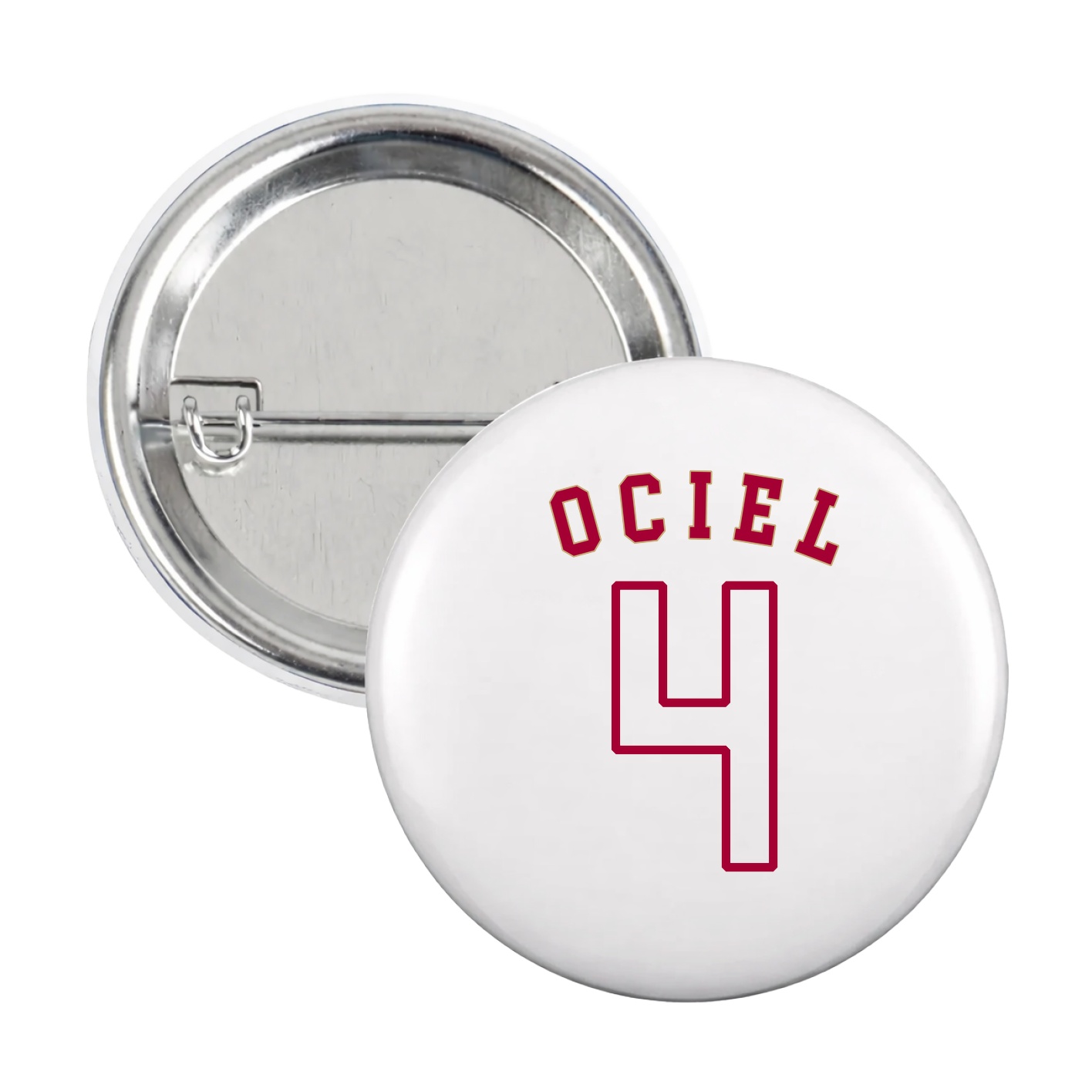 Game Day Button — Shirsey Arch in White