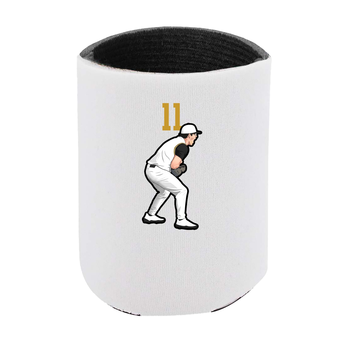 Can Holder — Number Top in White