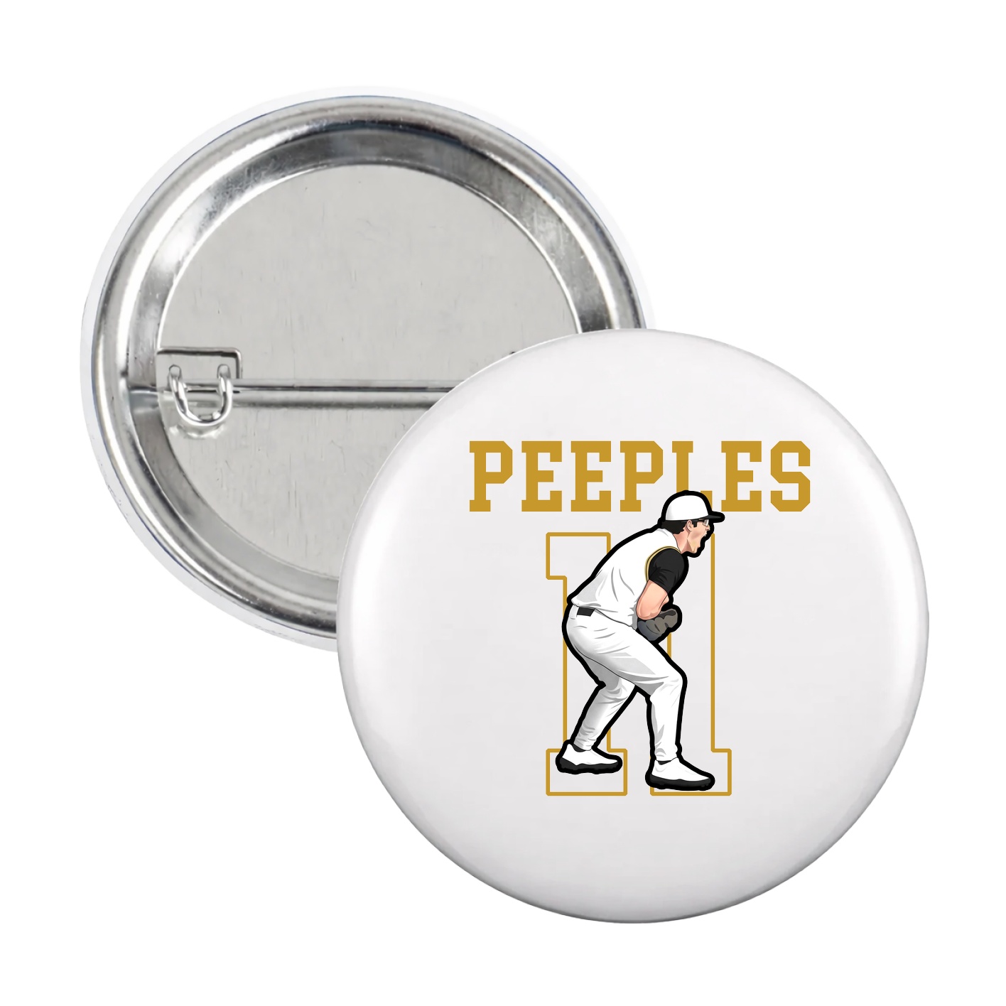 Game Day Button — Shirsey in White
