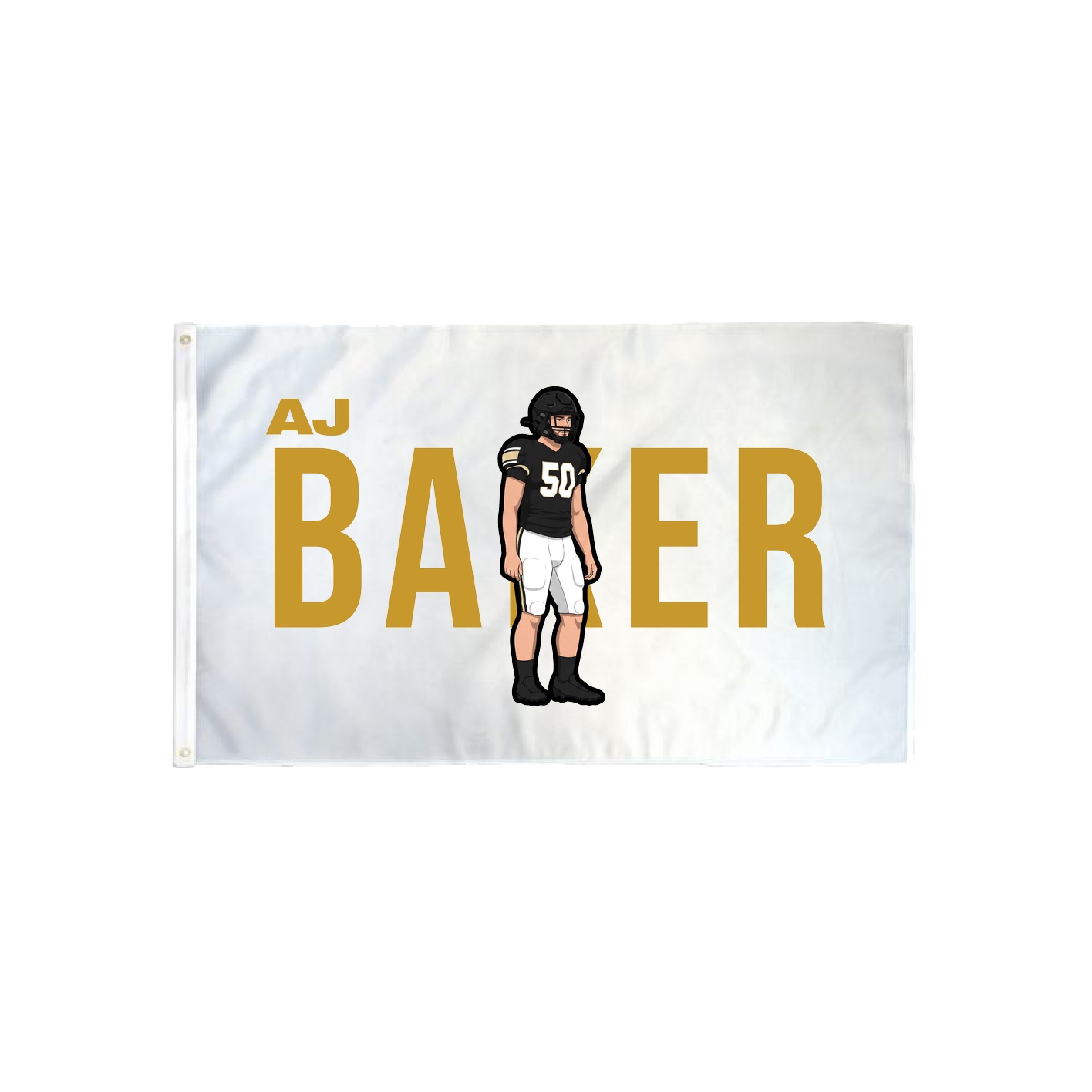 3x5 Flag — Player Name in Classic