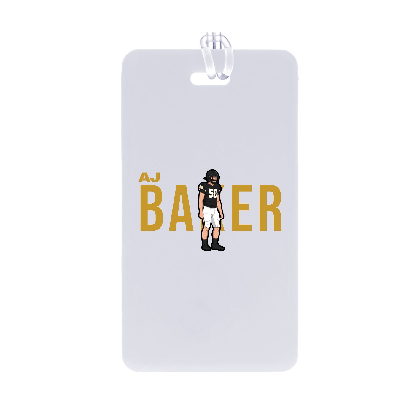 Bag Tag — Player Name in Classic