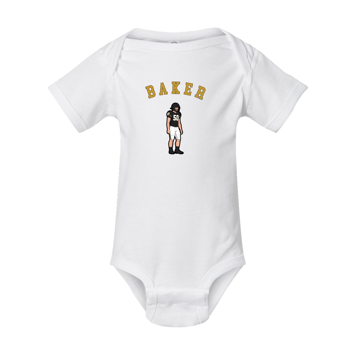 Baby Onesie — Shirsey Arch in White