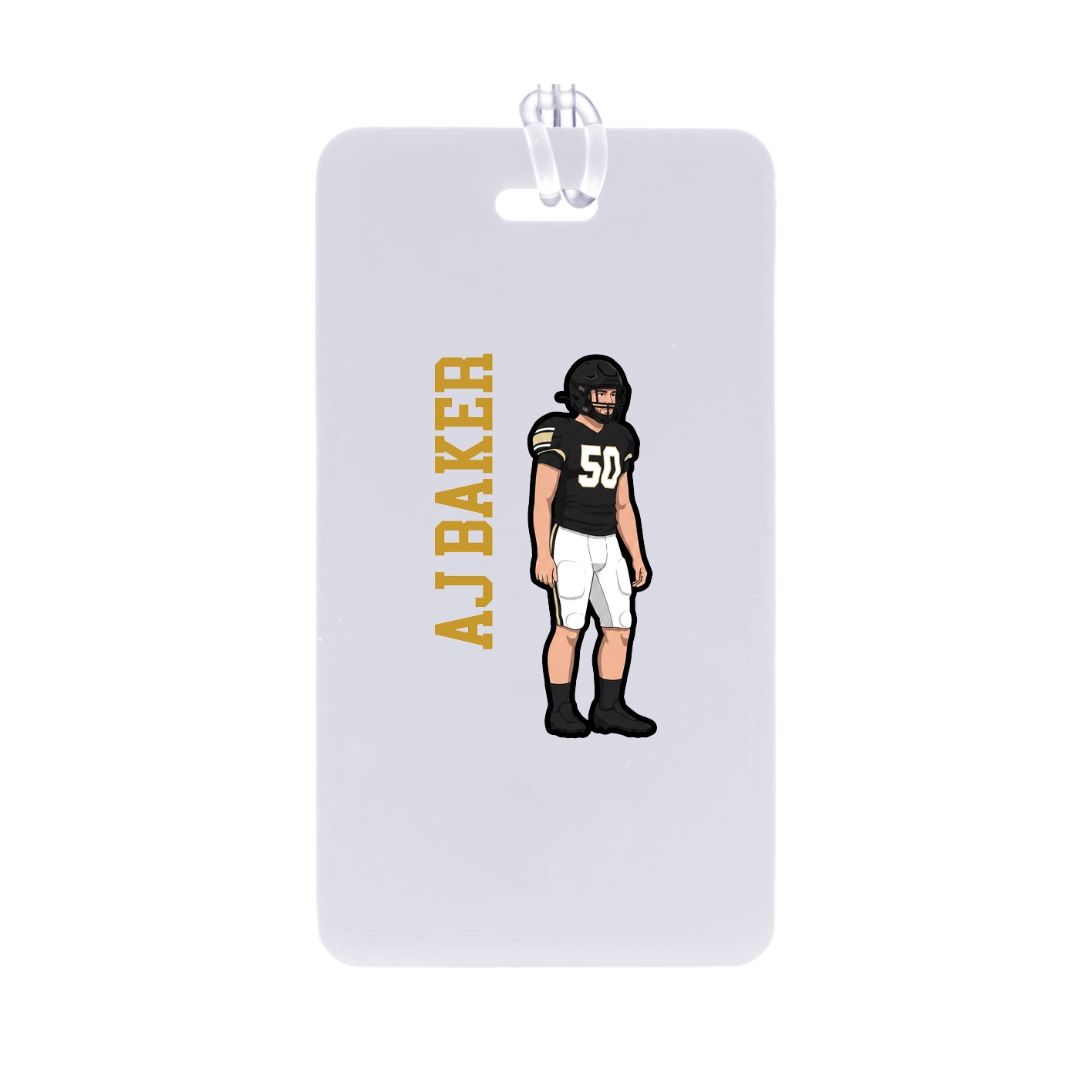 Bag Tag — Name Vertical in Classic