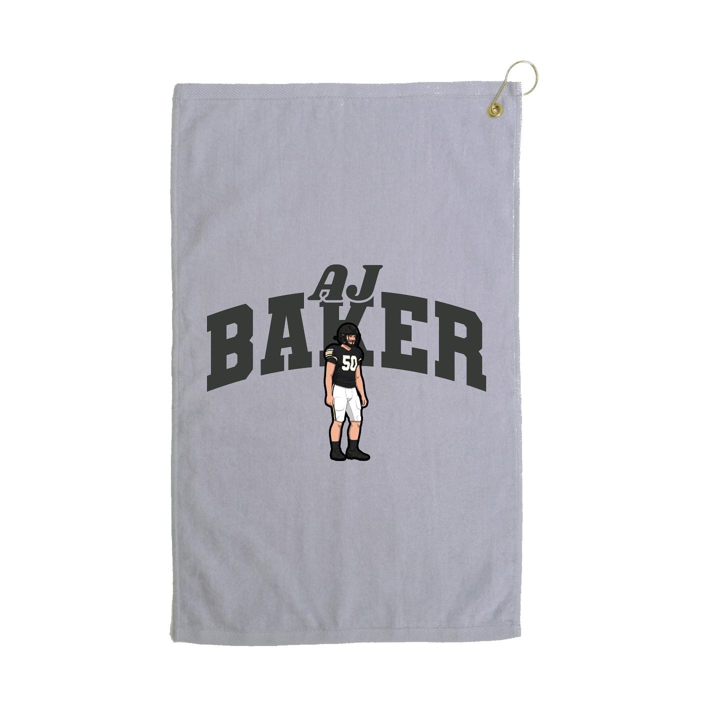 Golf Towel — Signature Arch in Grey