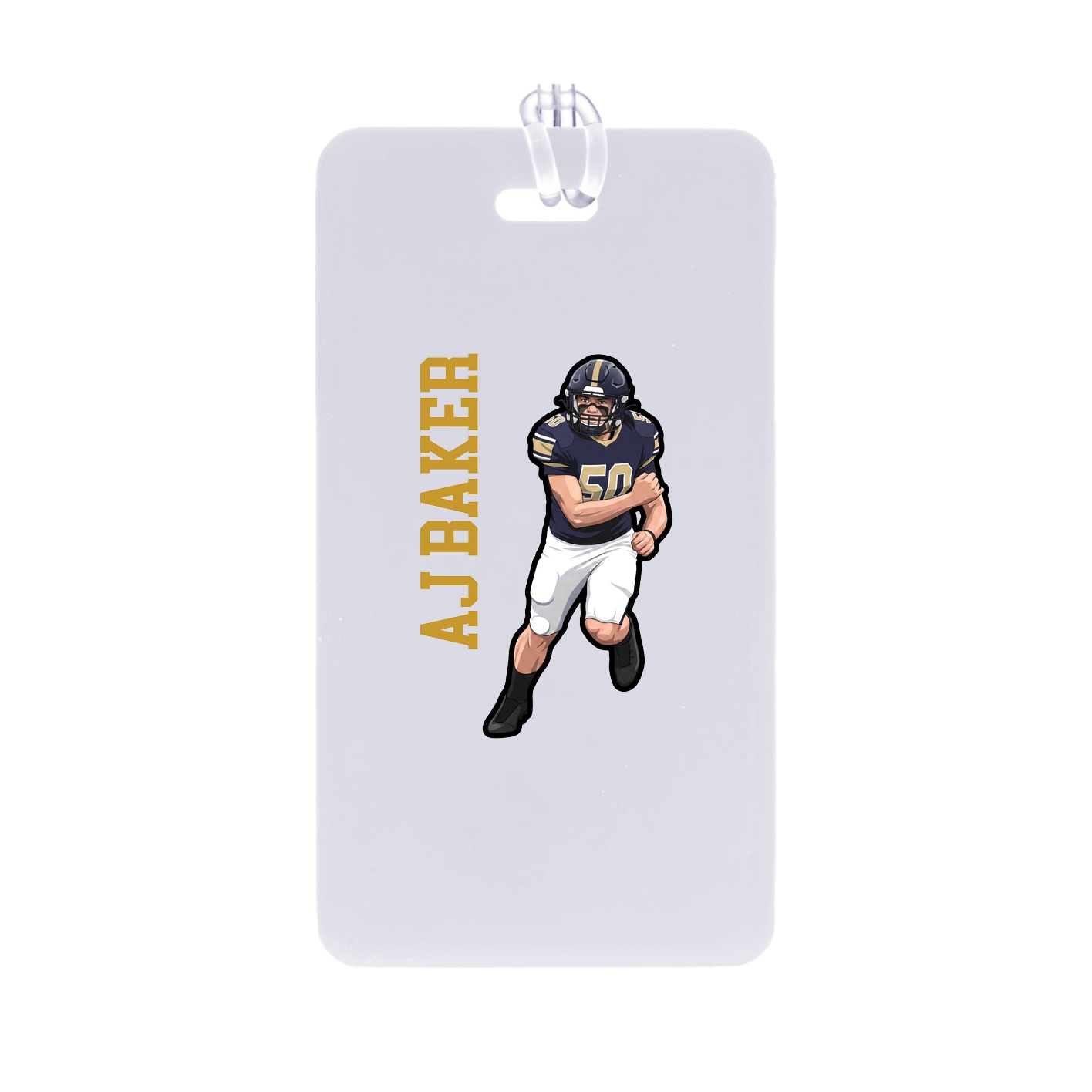 Bag Tag — Name Vertical in Classic