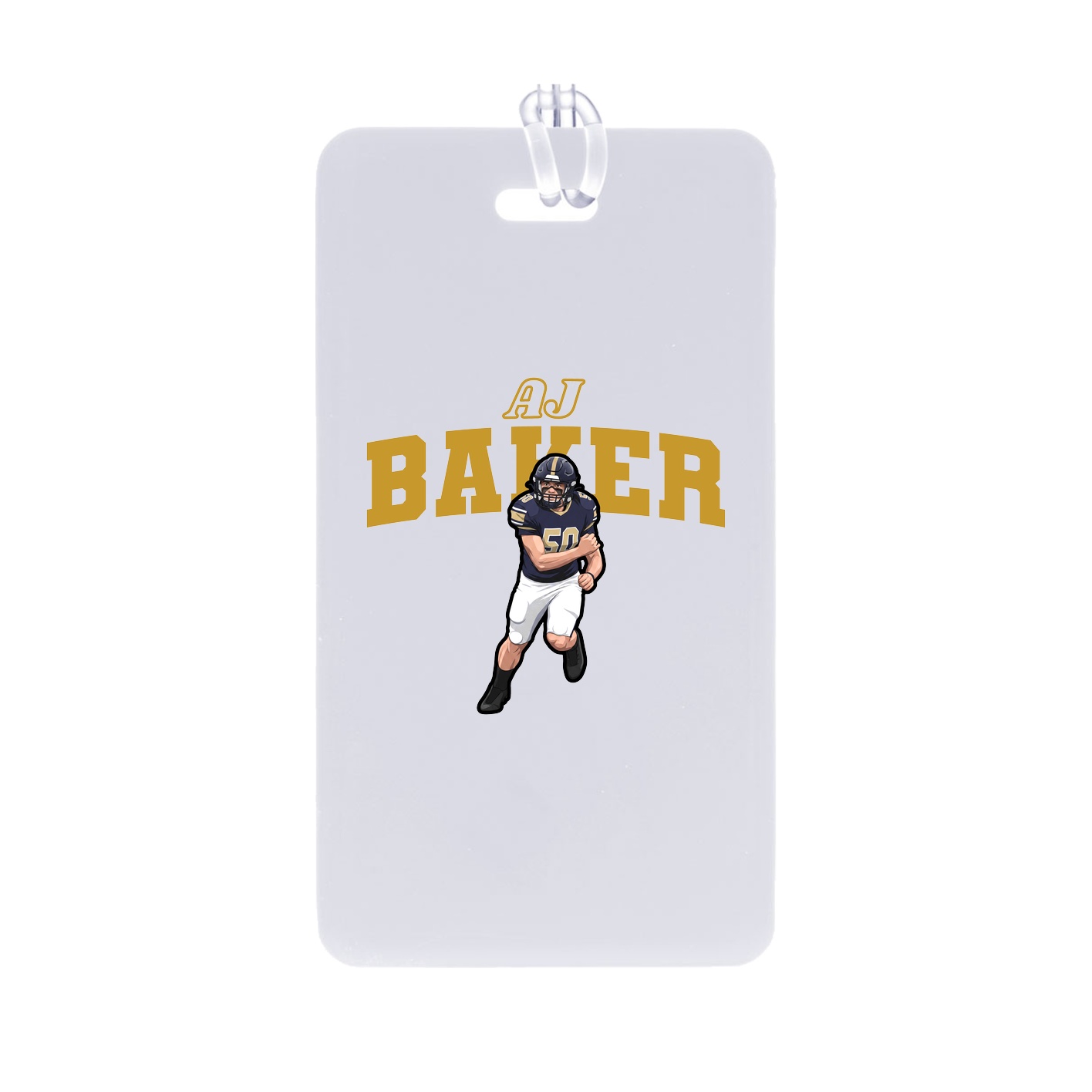 Bag Tag — Name Arch in Classic