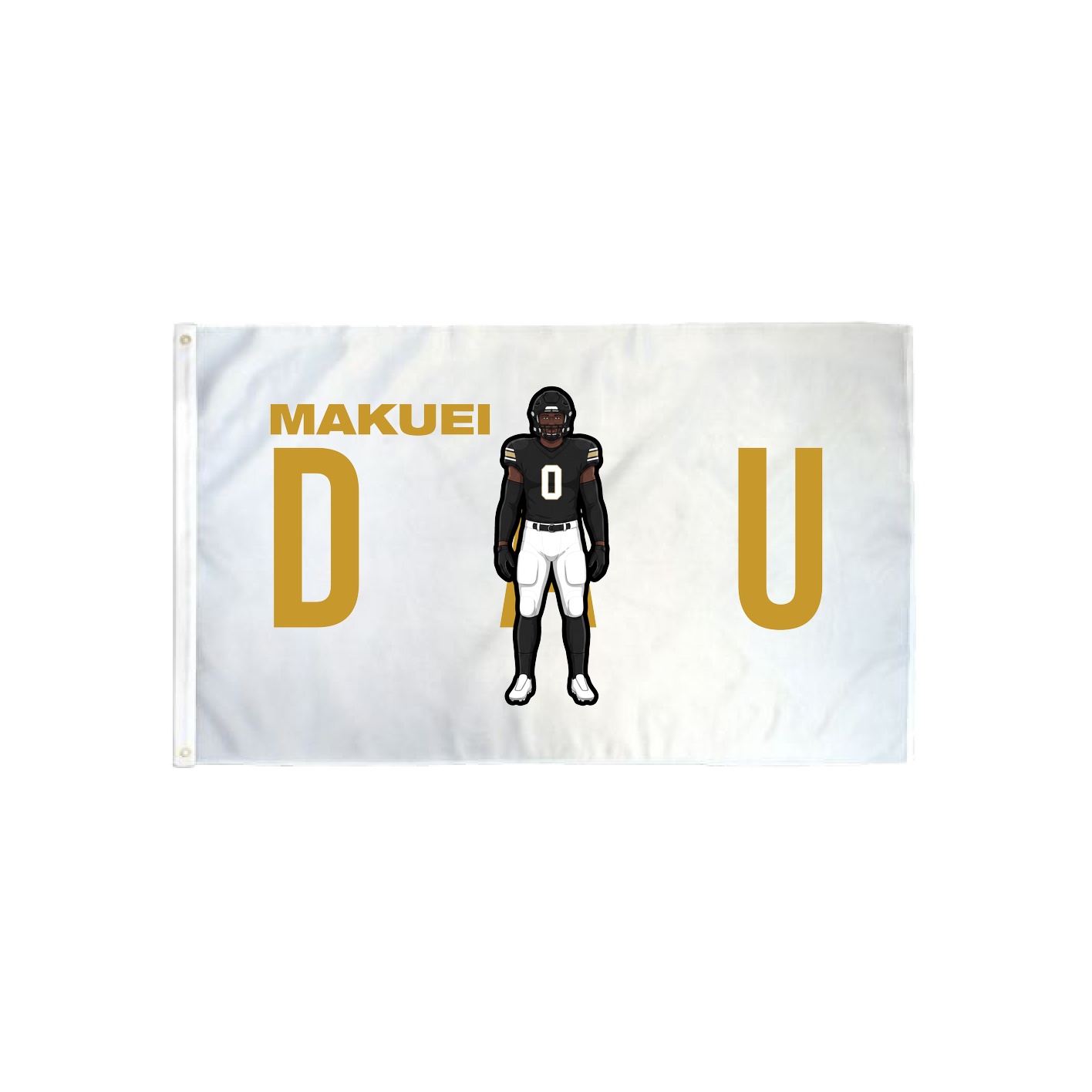 3x5 Flag — Player Name in Classic