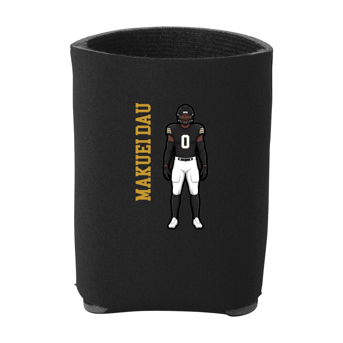 Can Holder — Name Vertical in Black