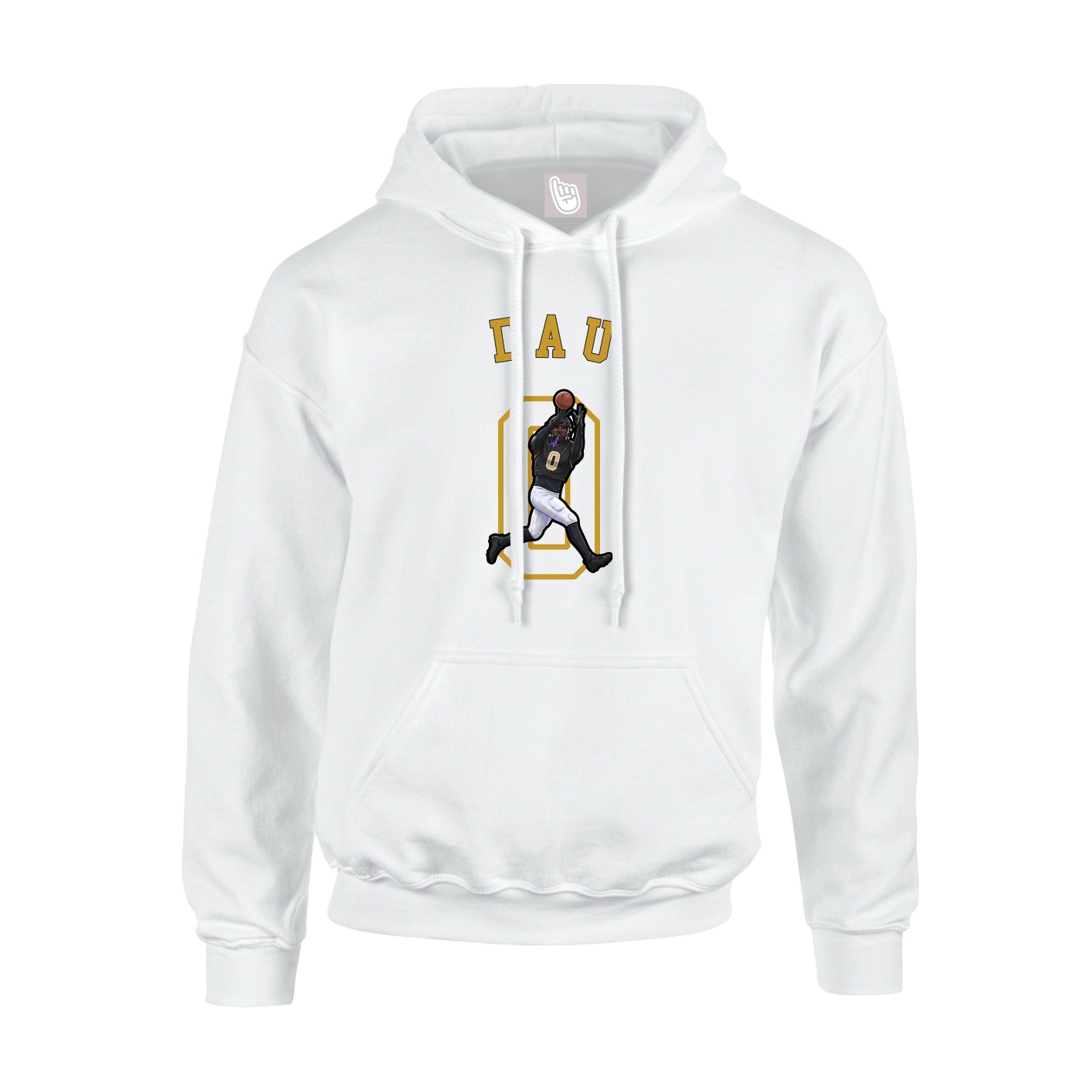Youth Hoodie — Shirsey Arch in White