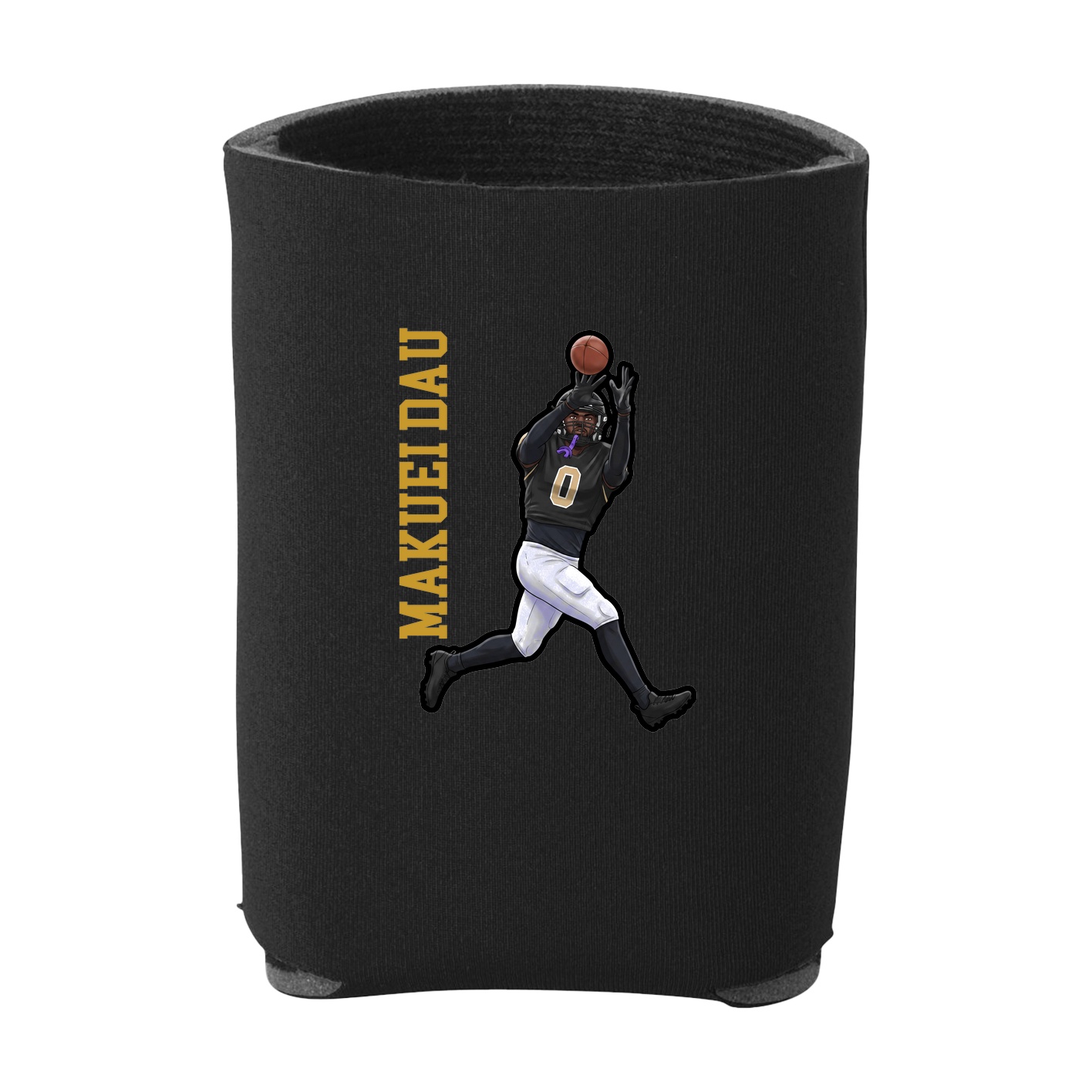 Can Holder — Name Vertical in Black