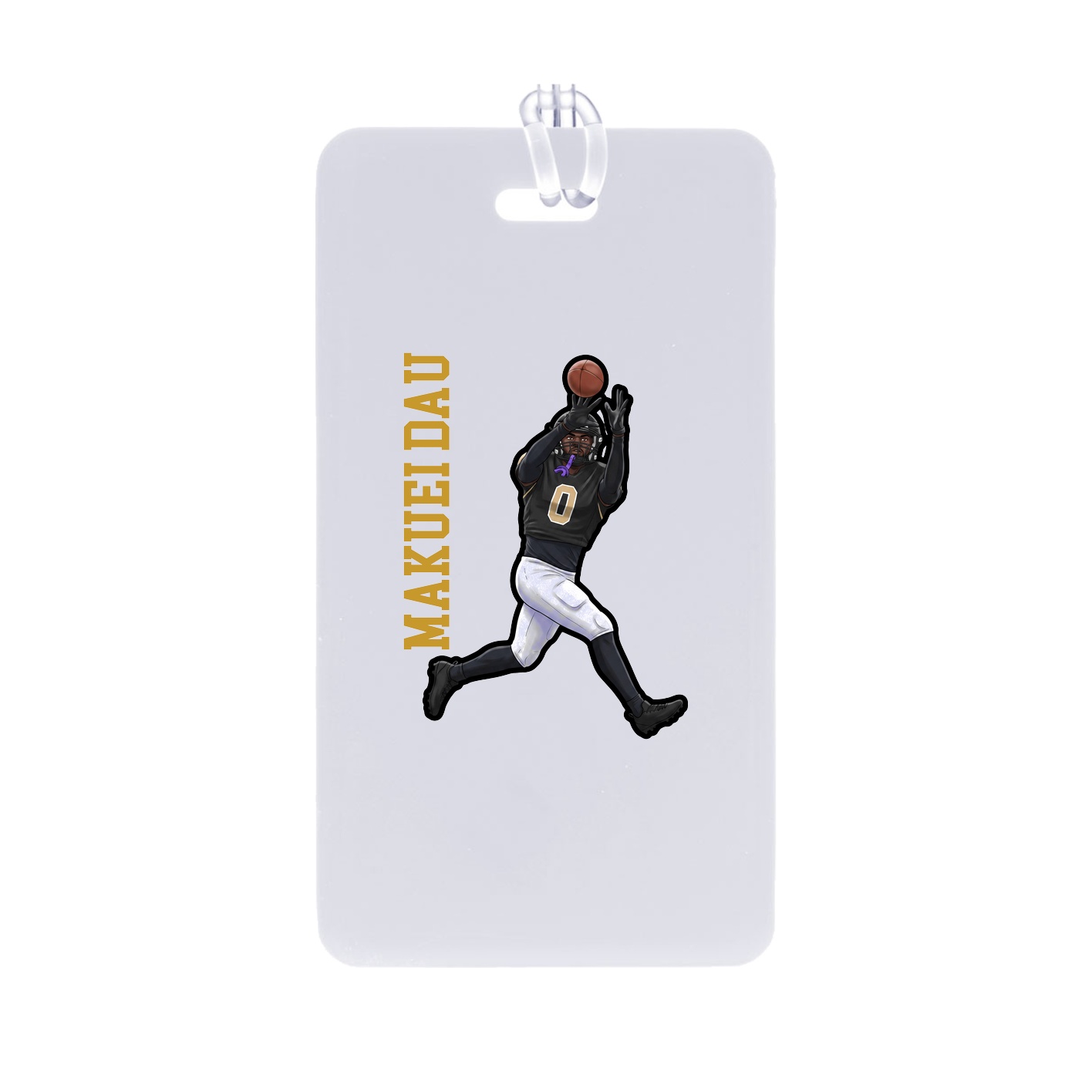 Bag Tag — Name Vertical in Classic