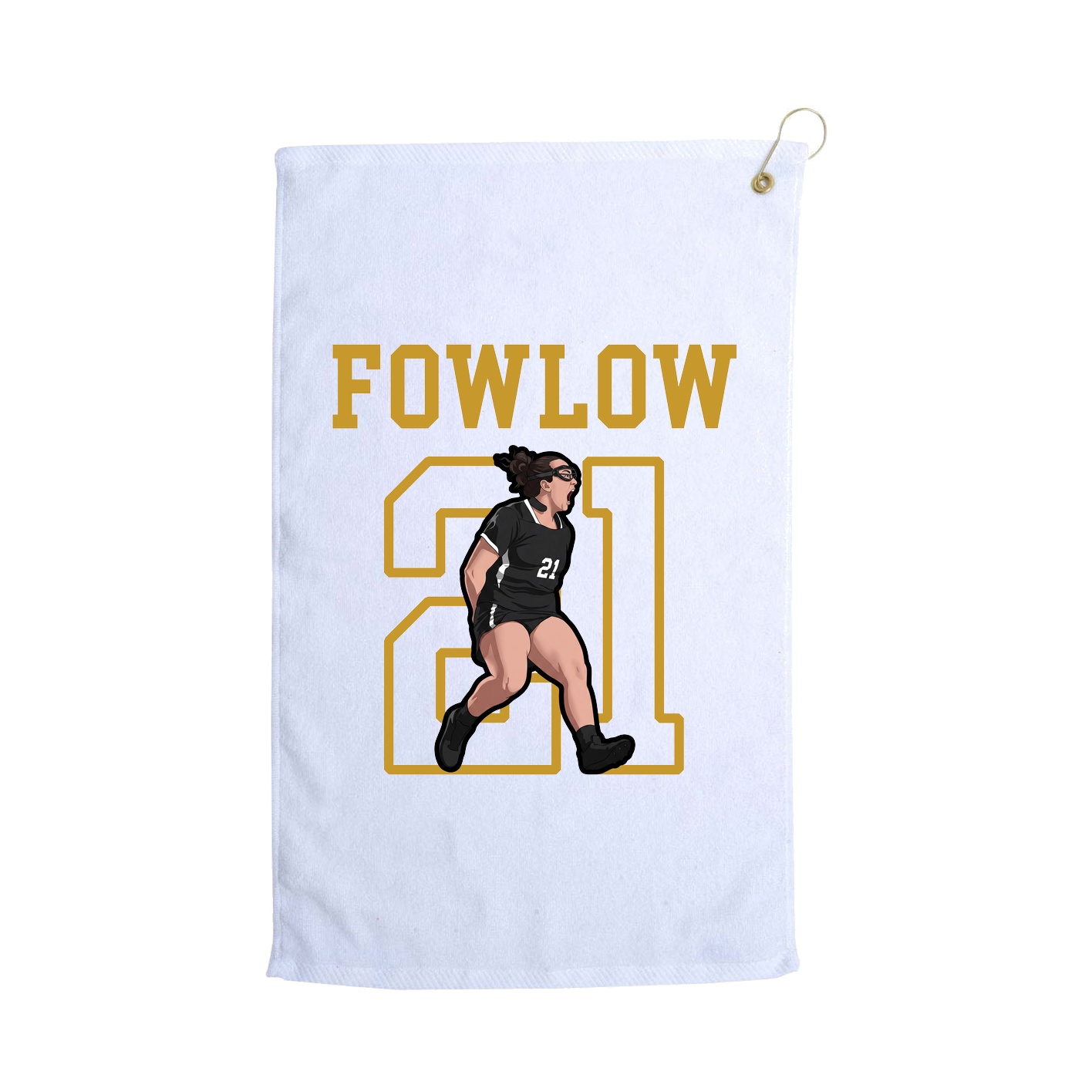 Golf Towel — Shirsey in White