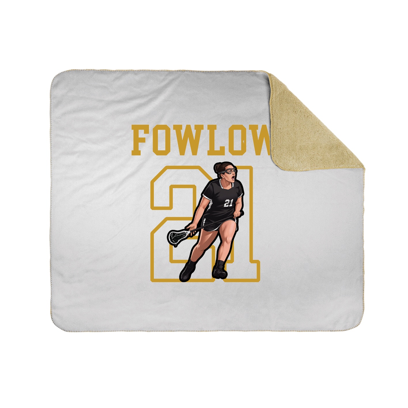 Throw Blanket — Shirsey in White