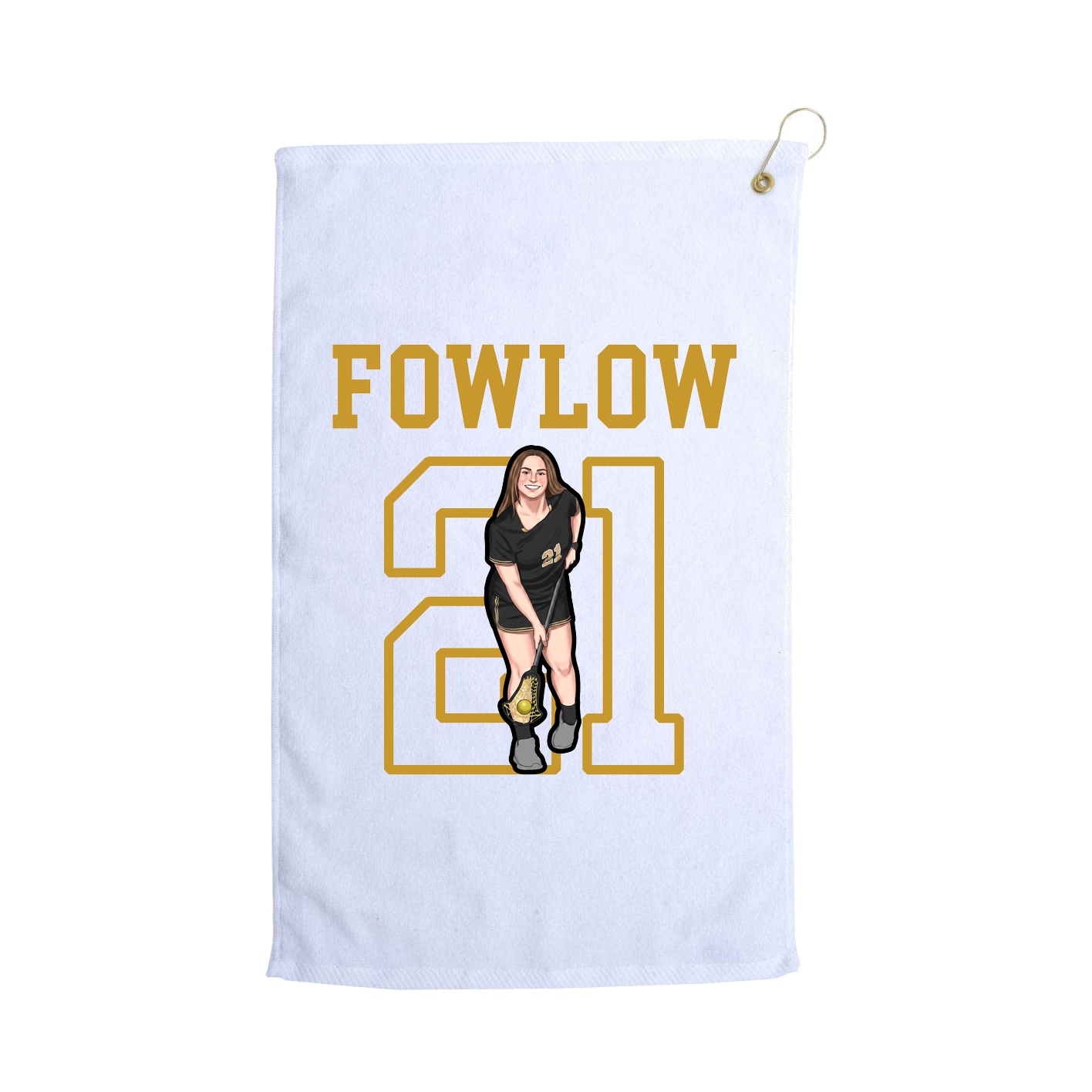 Golf Towel — Shirsey in White