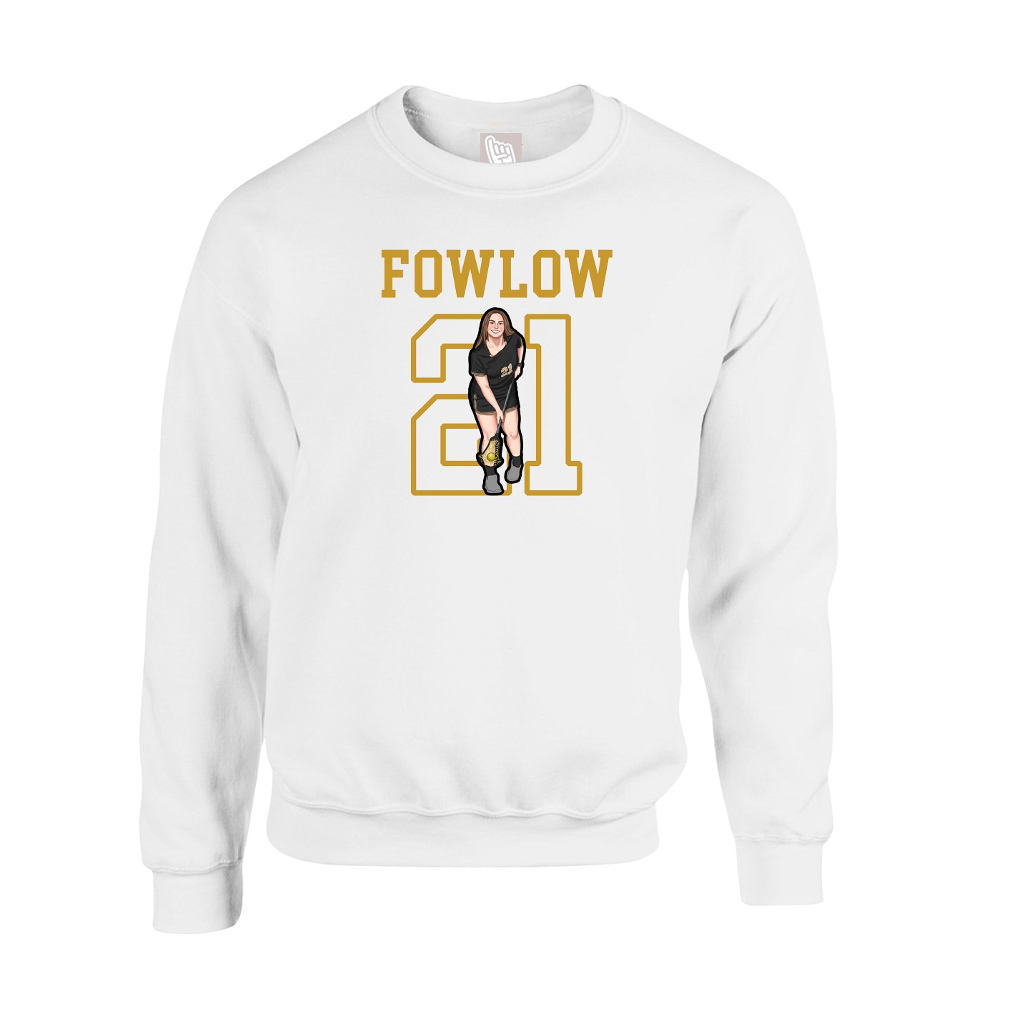 Fleece Crew — Shirsey in White