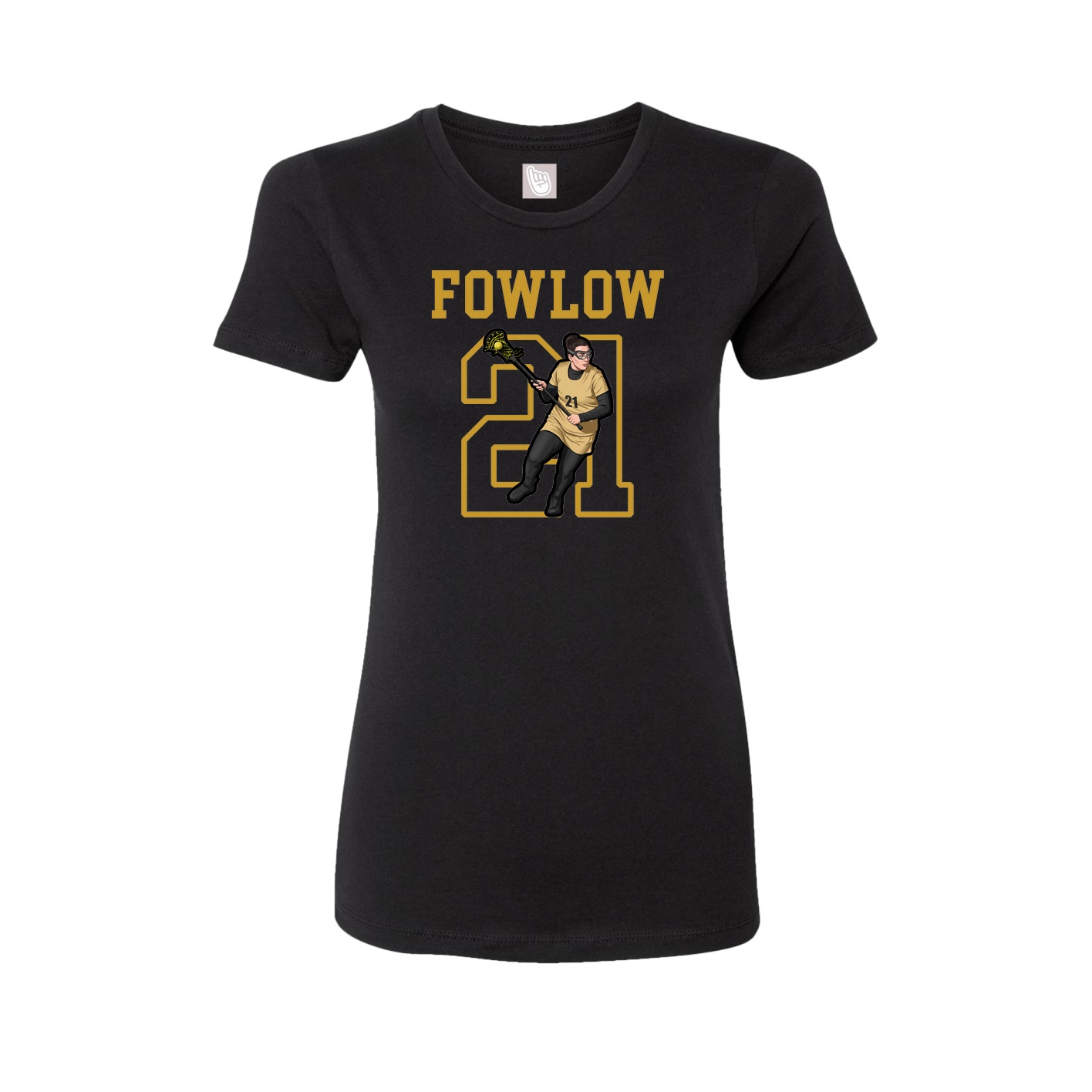 Fitted Women's Tee — Shirsey in Black
