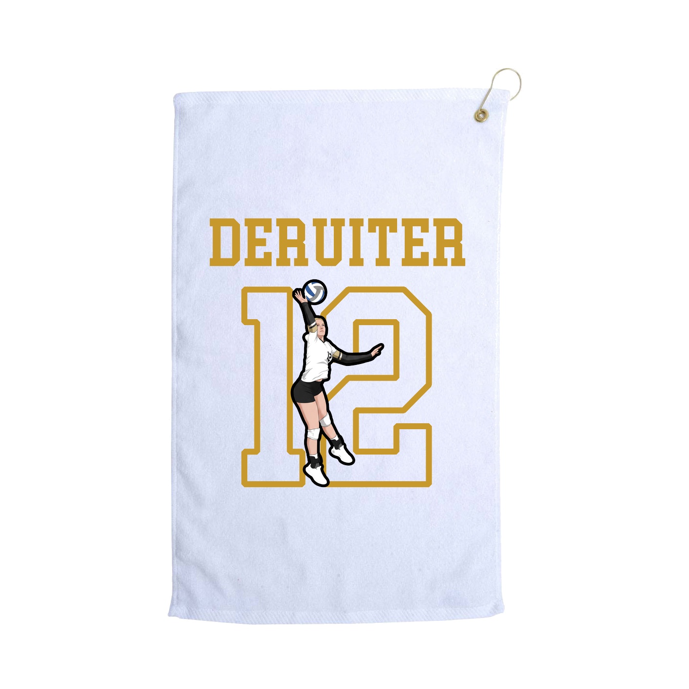 Golf Towel — Shirsey in White