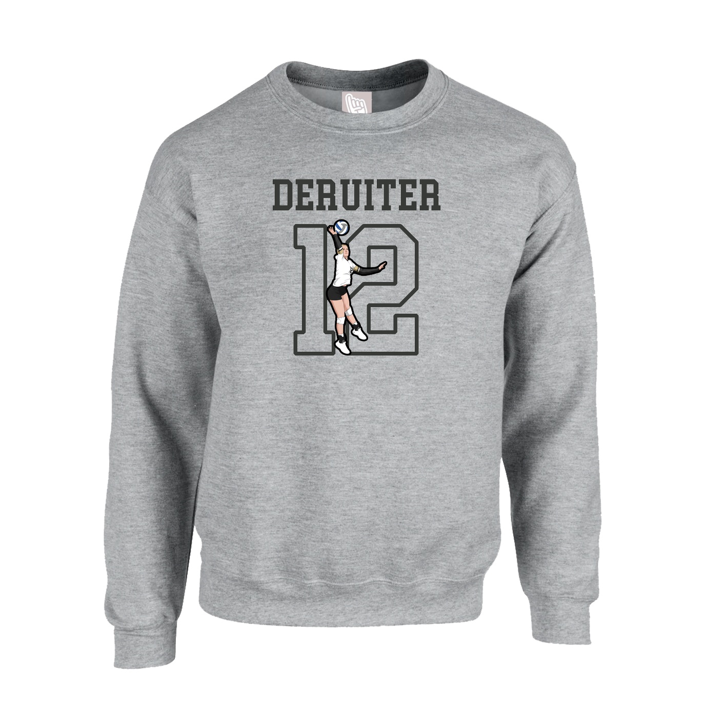Fleece Crew — Shirsey in Grey