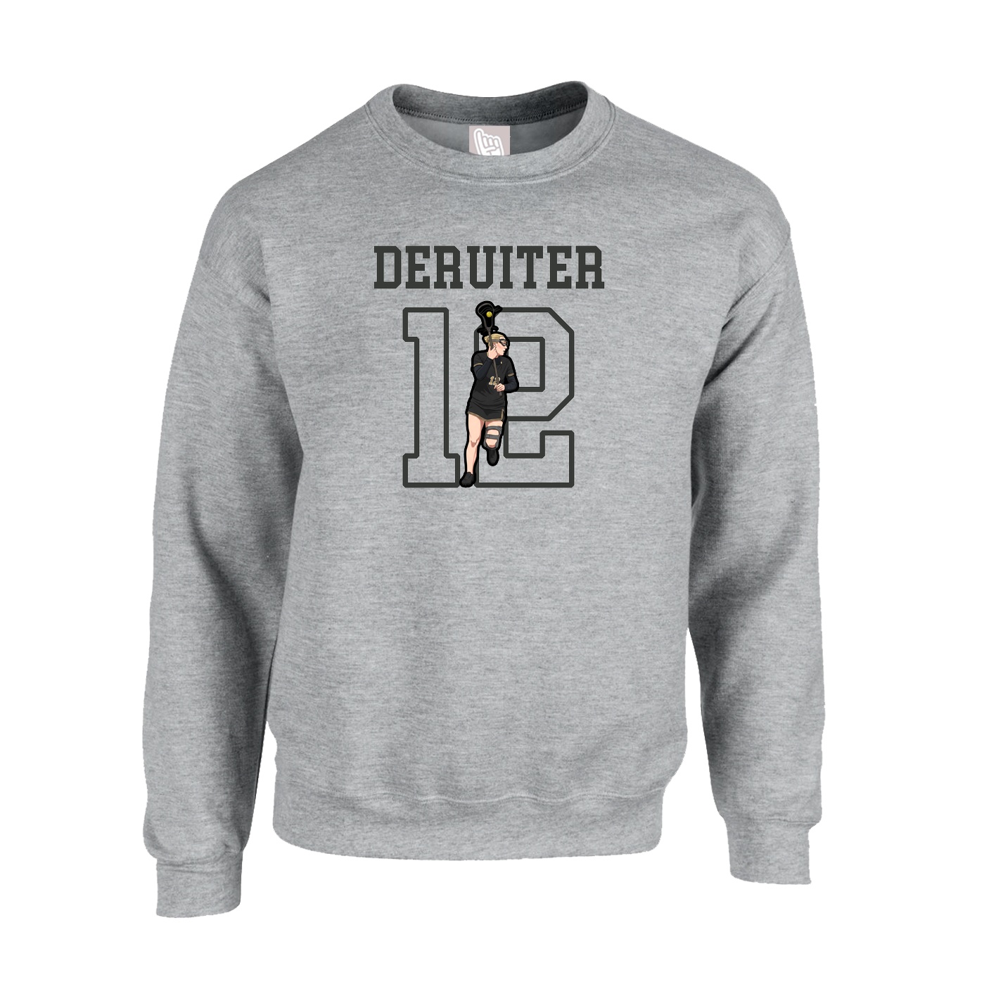 Fleece Crew — Shirsey in Grey