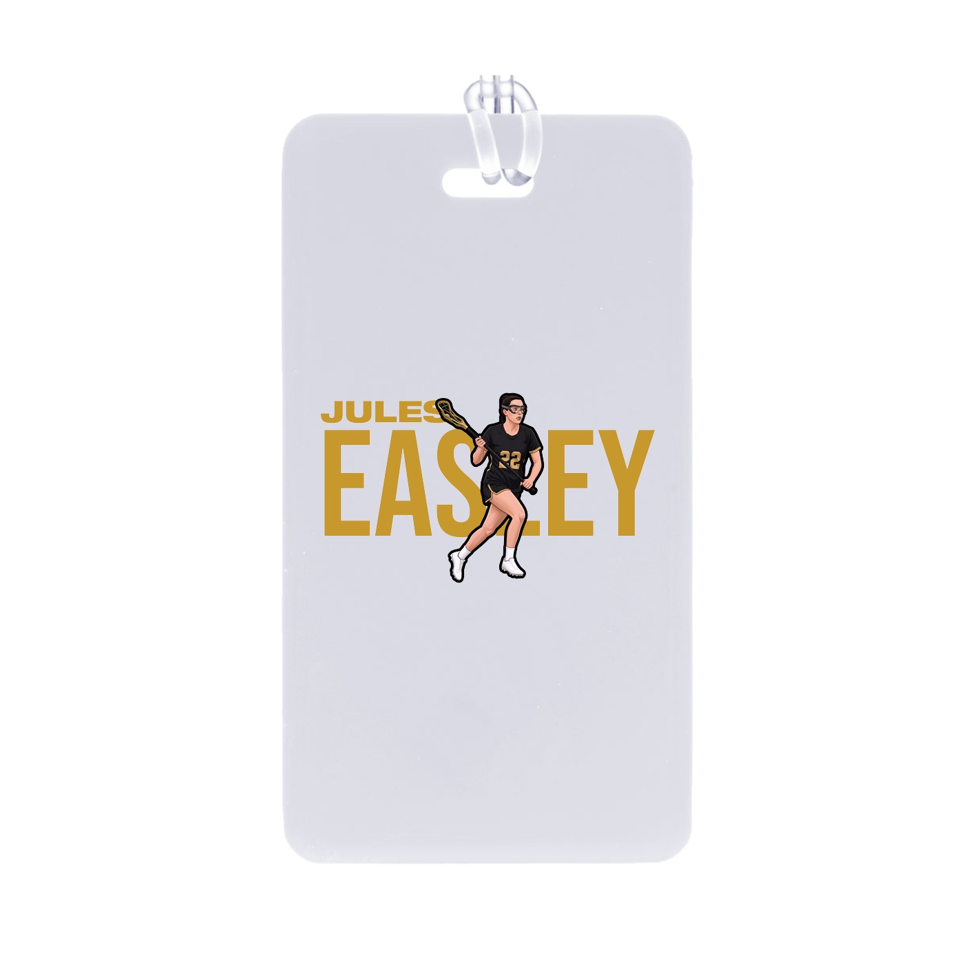 Bag Tag — Player Name in Classic