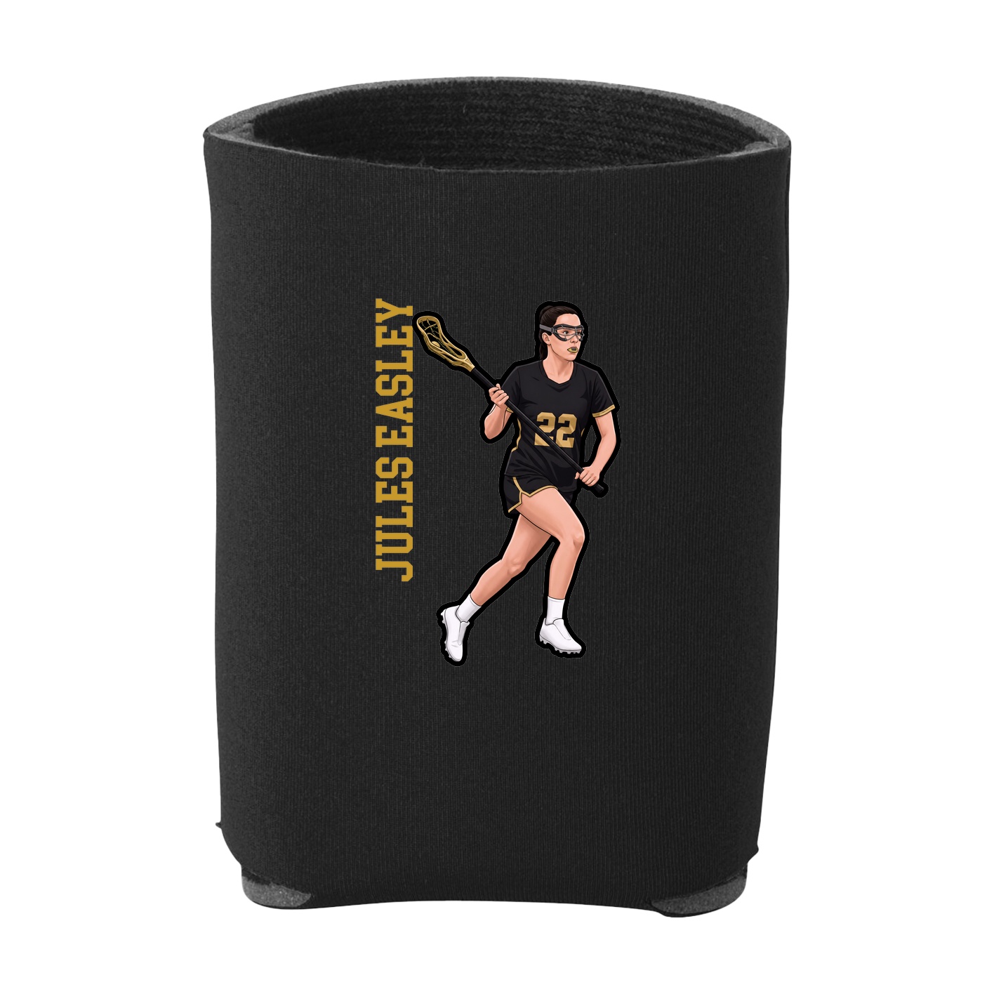 Can Holder — Name Vertical in Black