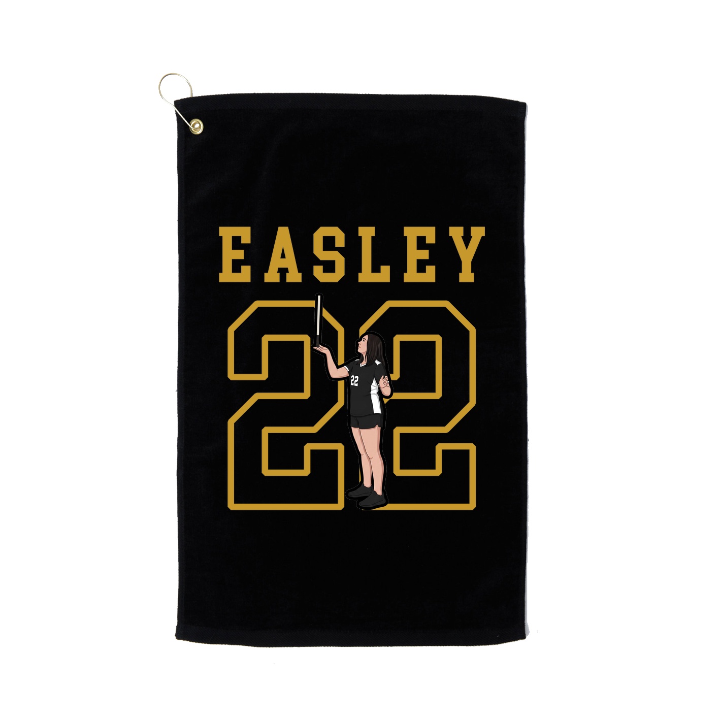 Golf Towel — Shirsey in Black