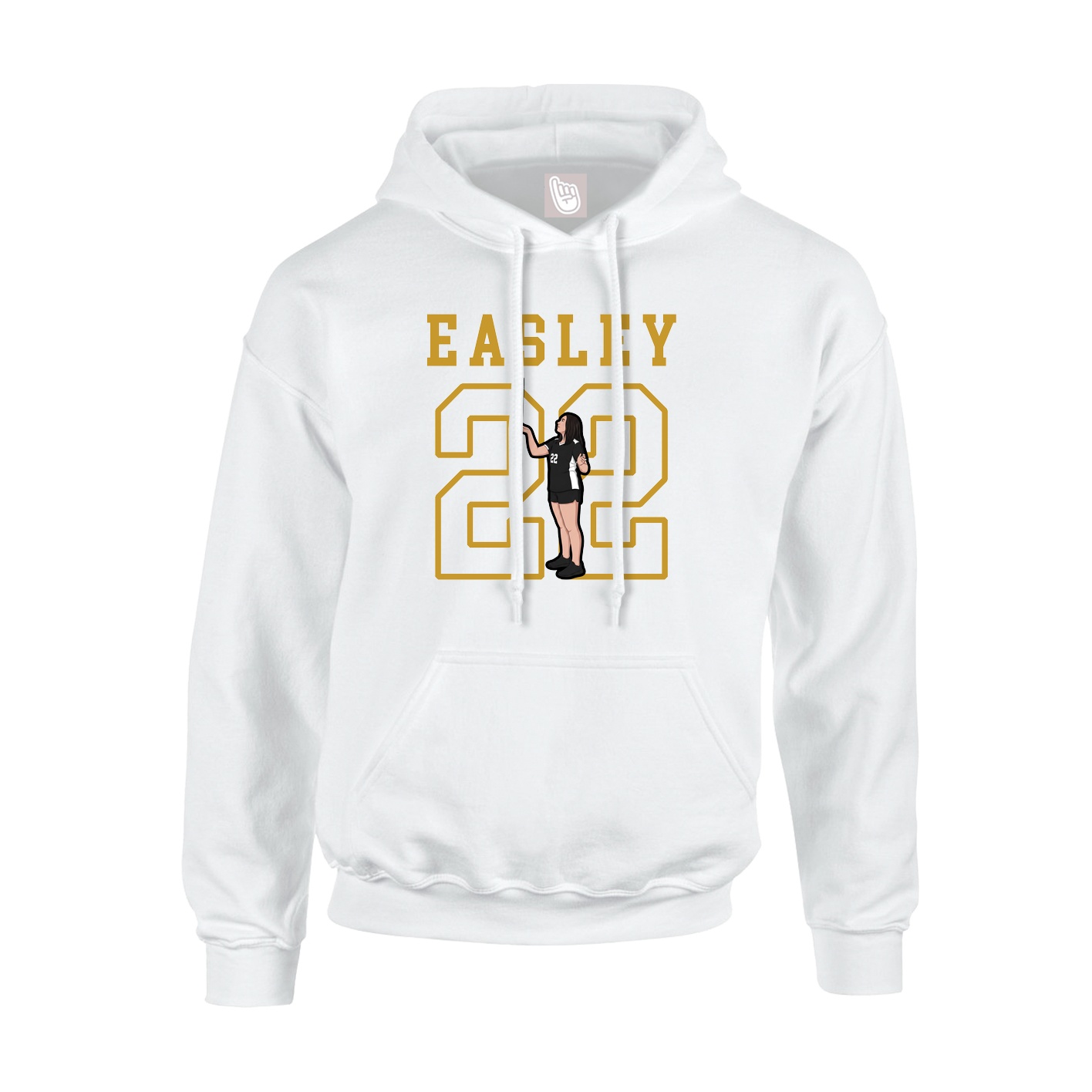Hoodie — Shirsey in White