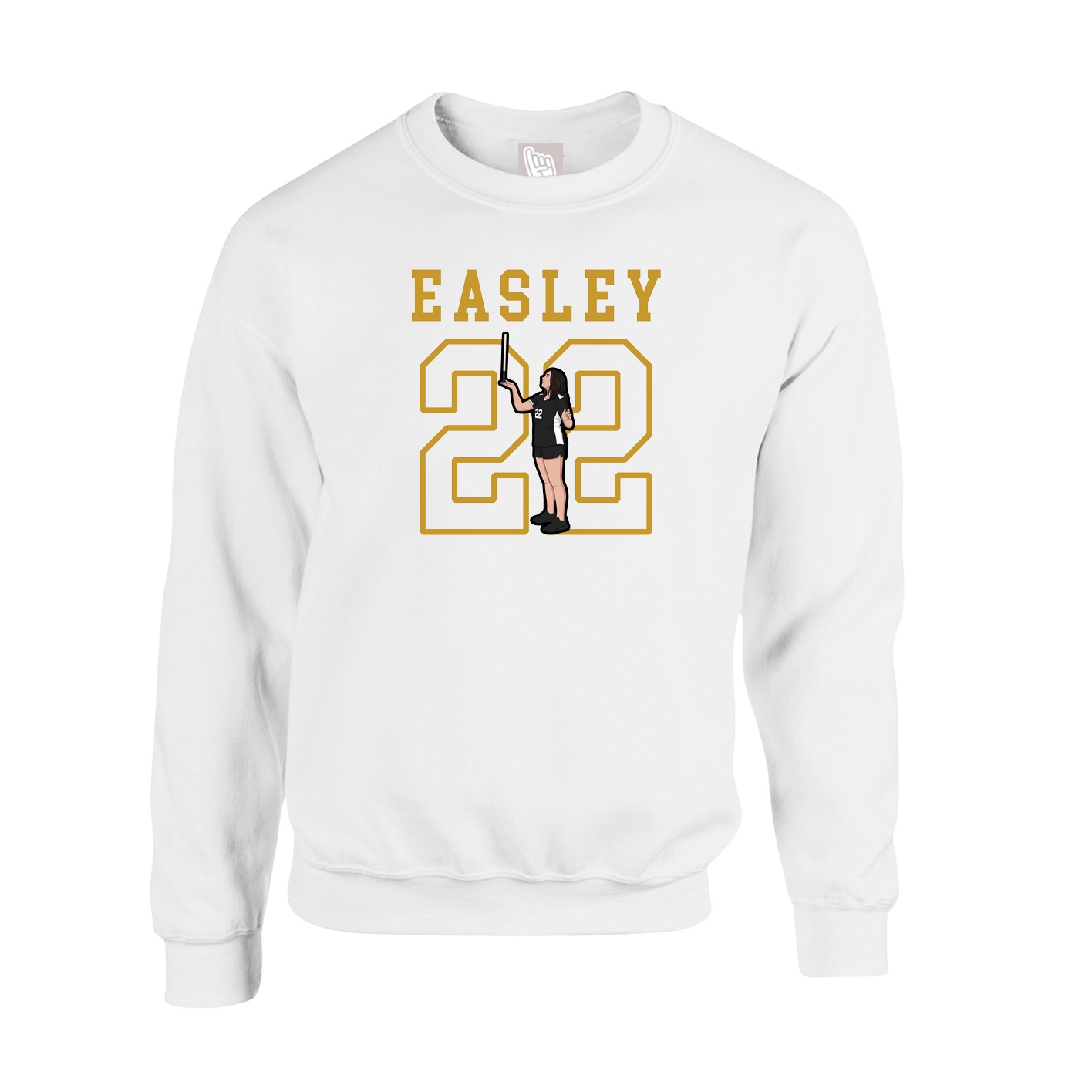 Fleece Crew — Shirsey in White