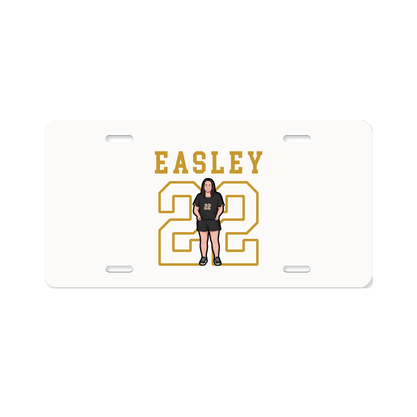 License Plate — Shirsey in Classic