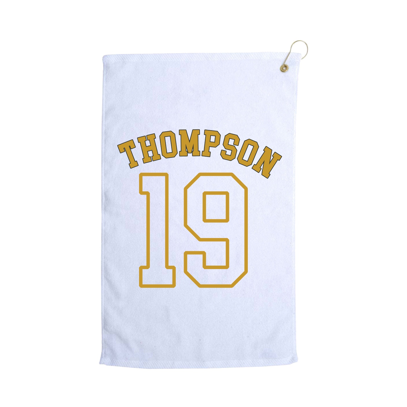 Golf Towel — Shirsey Arch in White