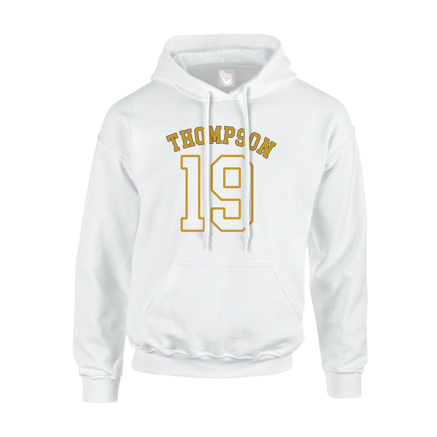 Youth Hoodie — Shirsey Arch in White