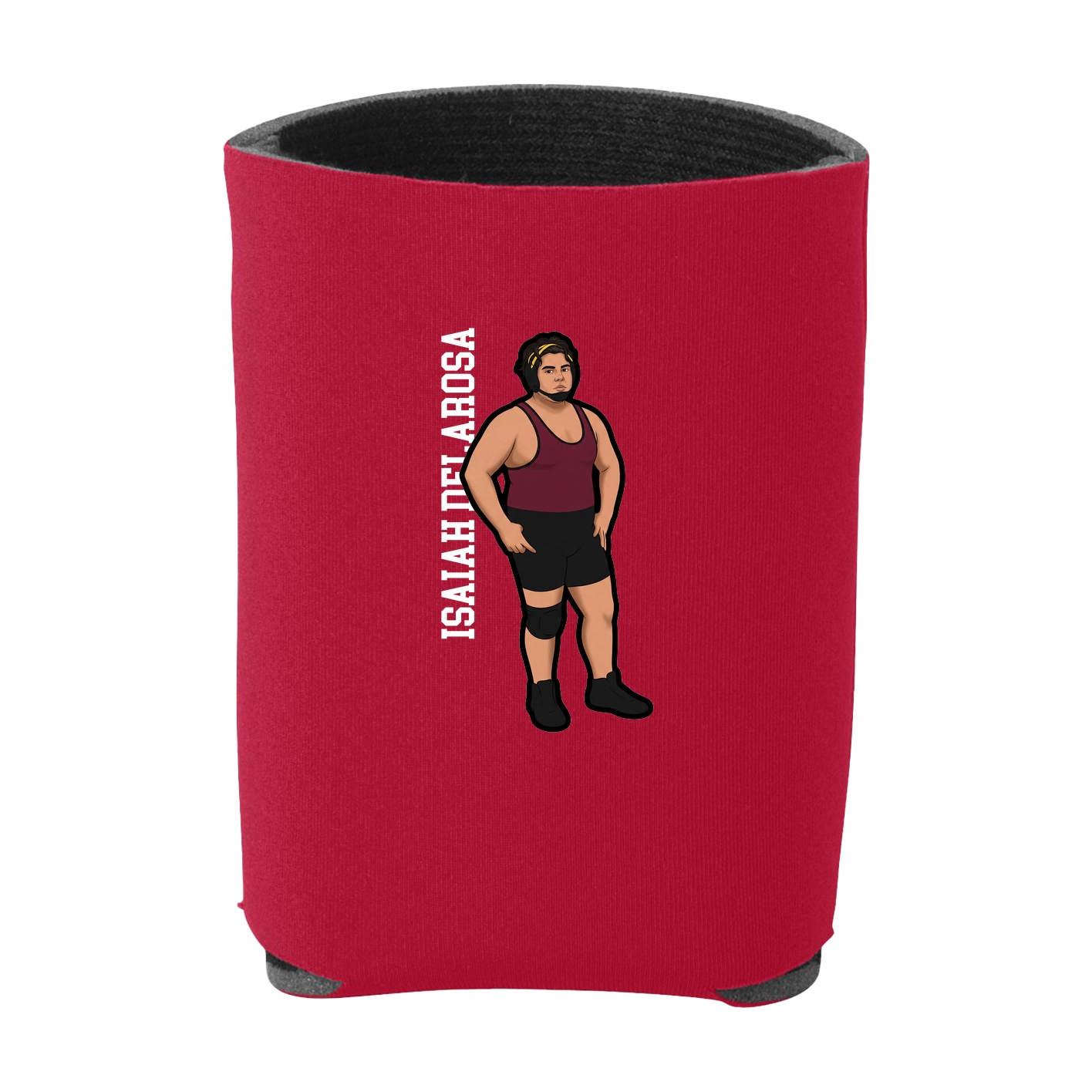 Can Holder — Name Vertical in Red