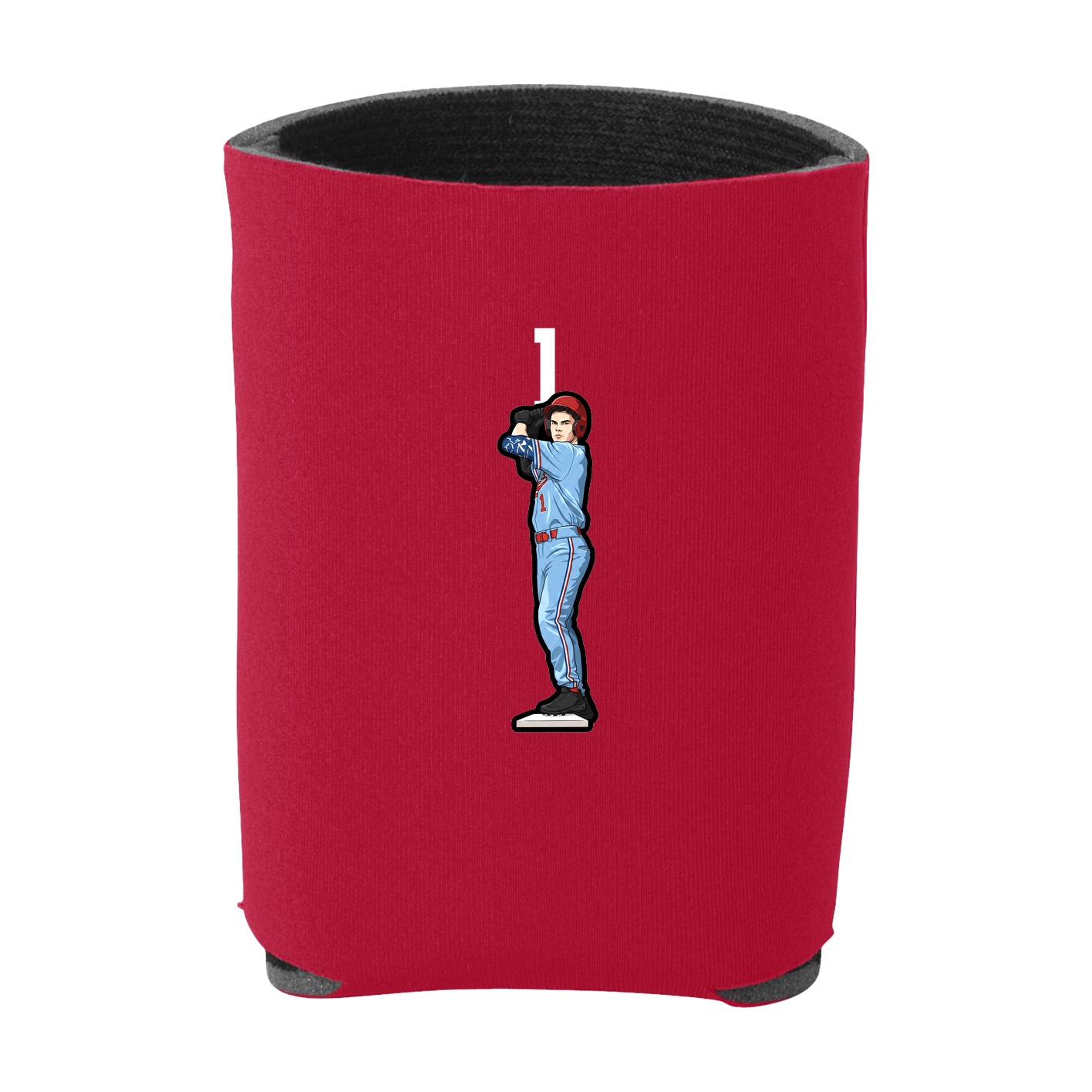 Can Holder — Number Top in Red