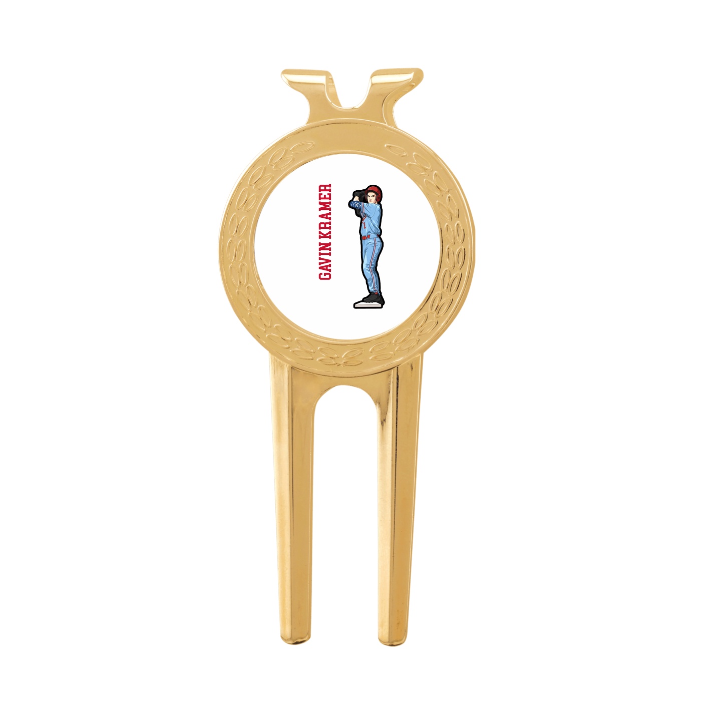 Divot Tool with Ball Marker — Name Vertical in Classic
