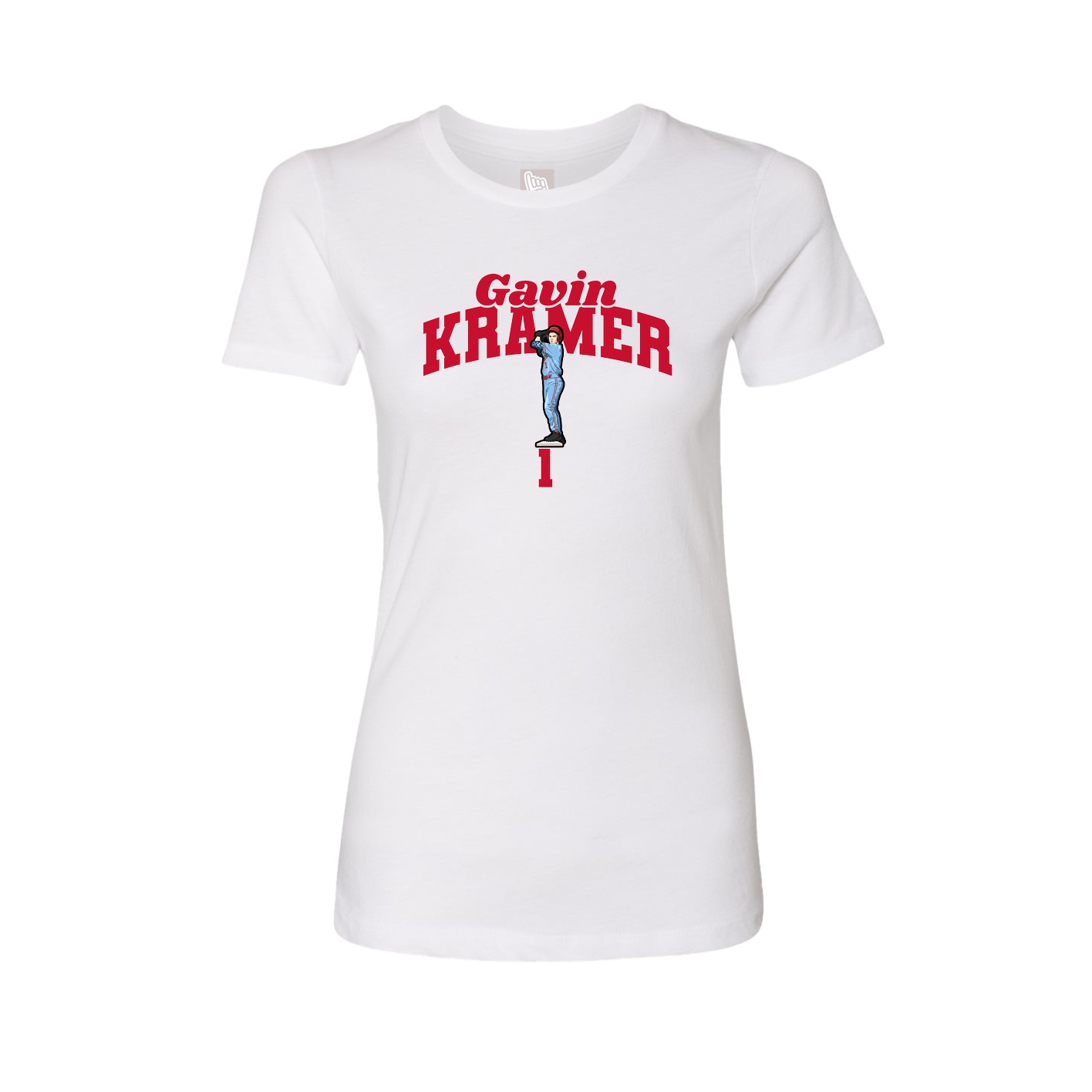 Womens Tee — Signature Arch in White