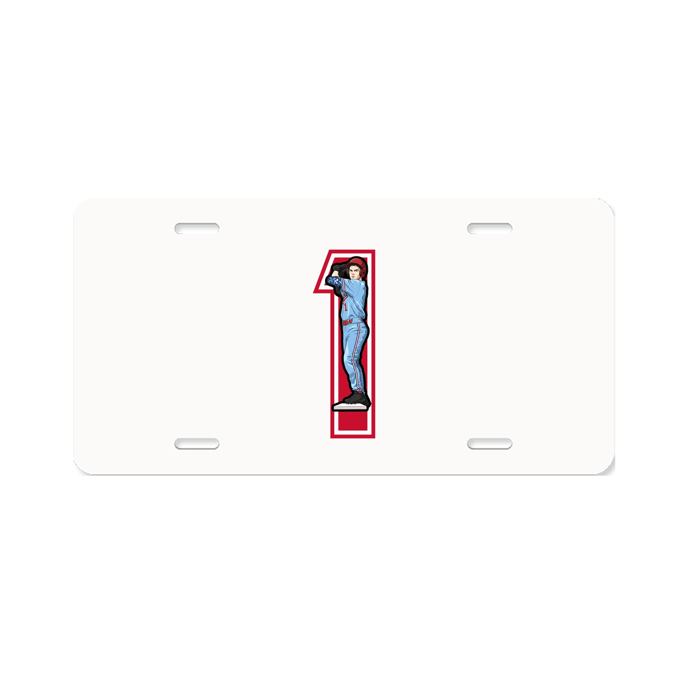 License Plate — Number in Classic