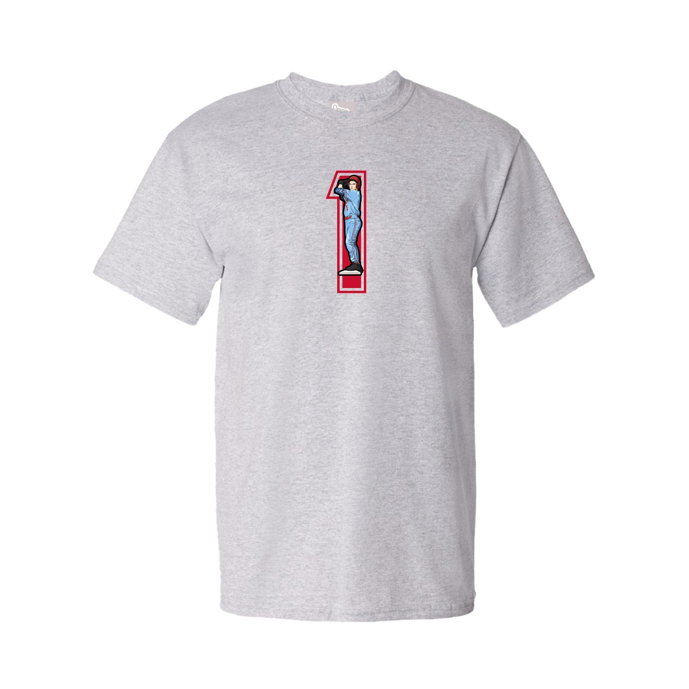 Youth Tee — Number in Grey