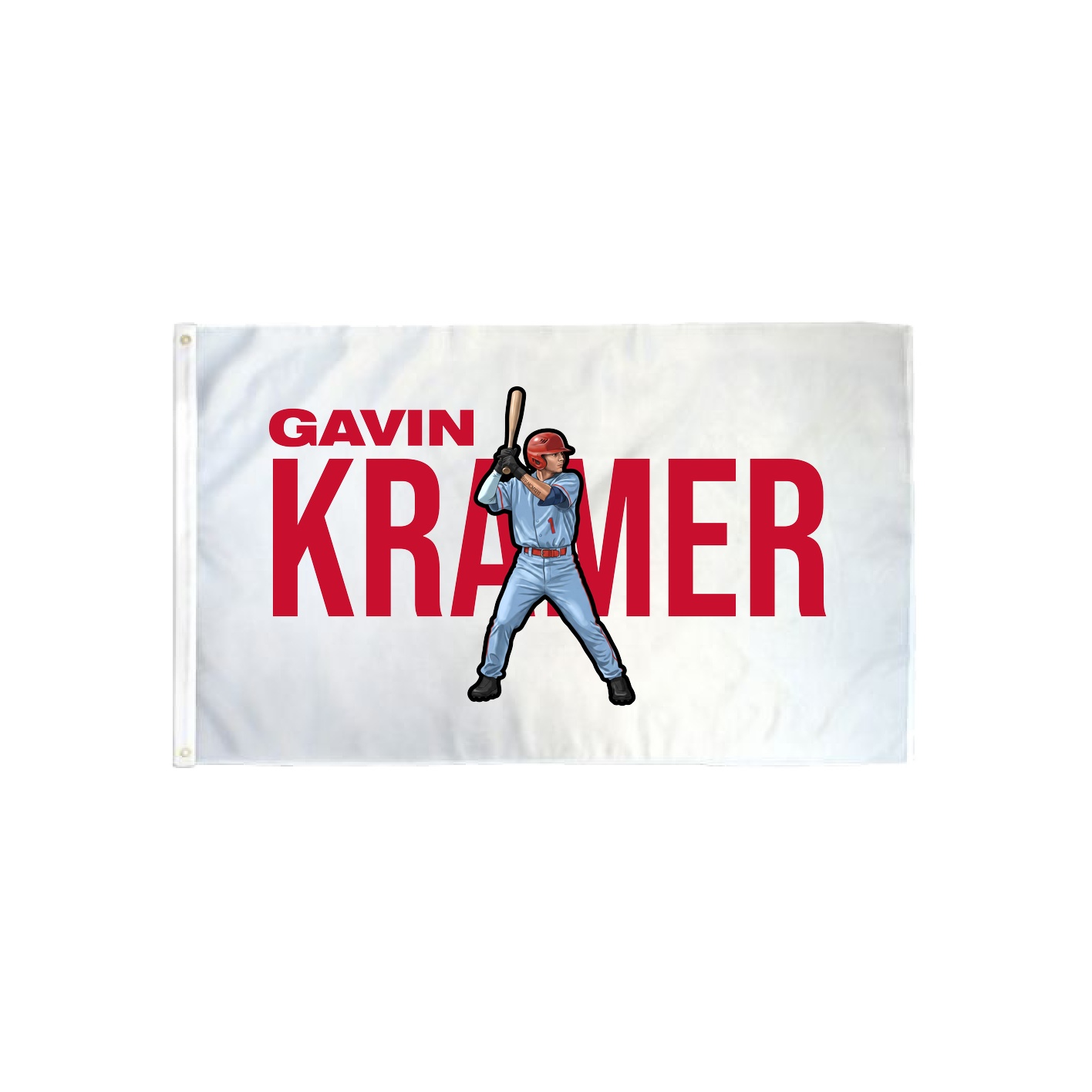 3x5 Flag — Player Name in Classic