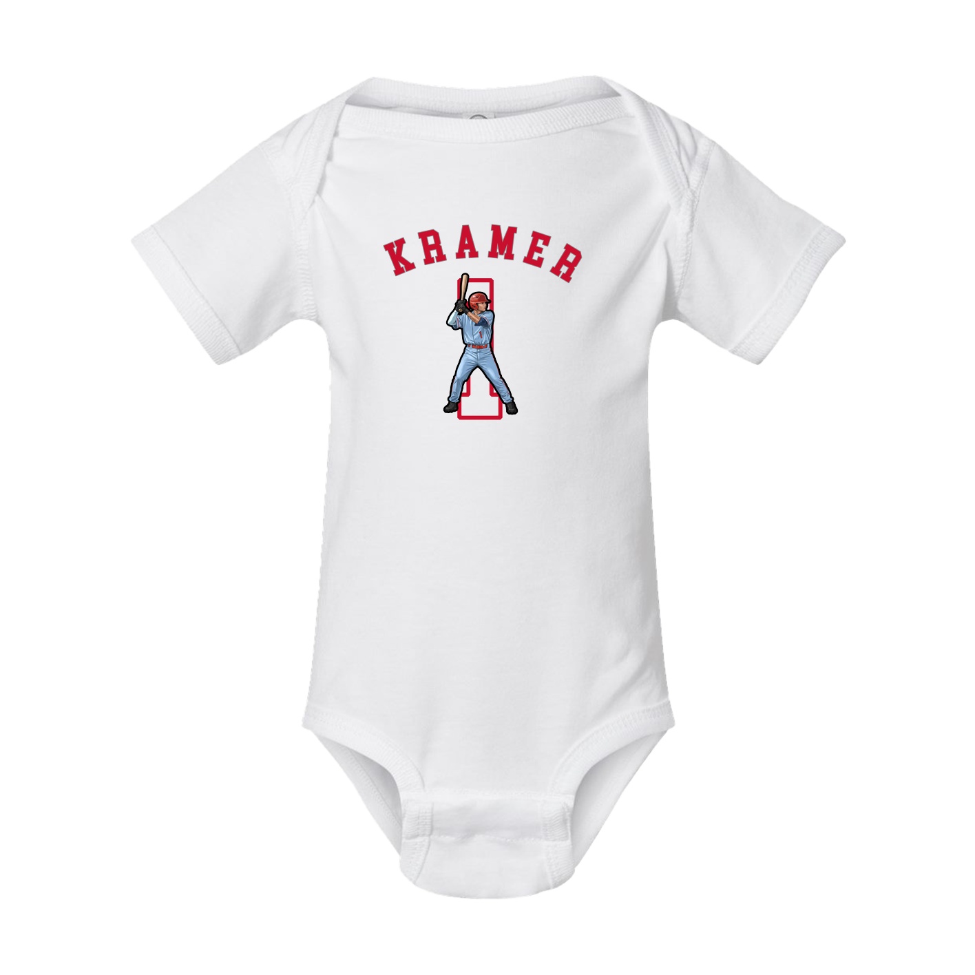 Baby Onesie — Shirsey Arch in White